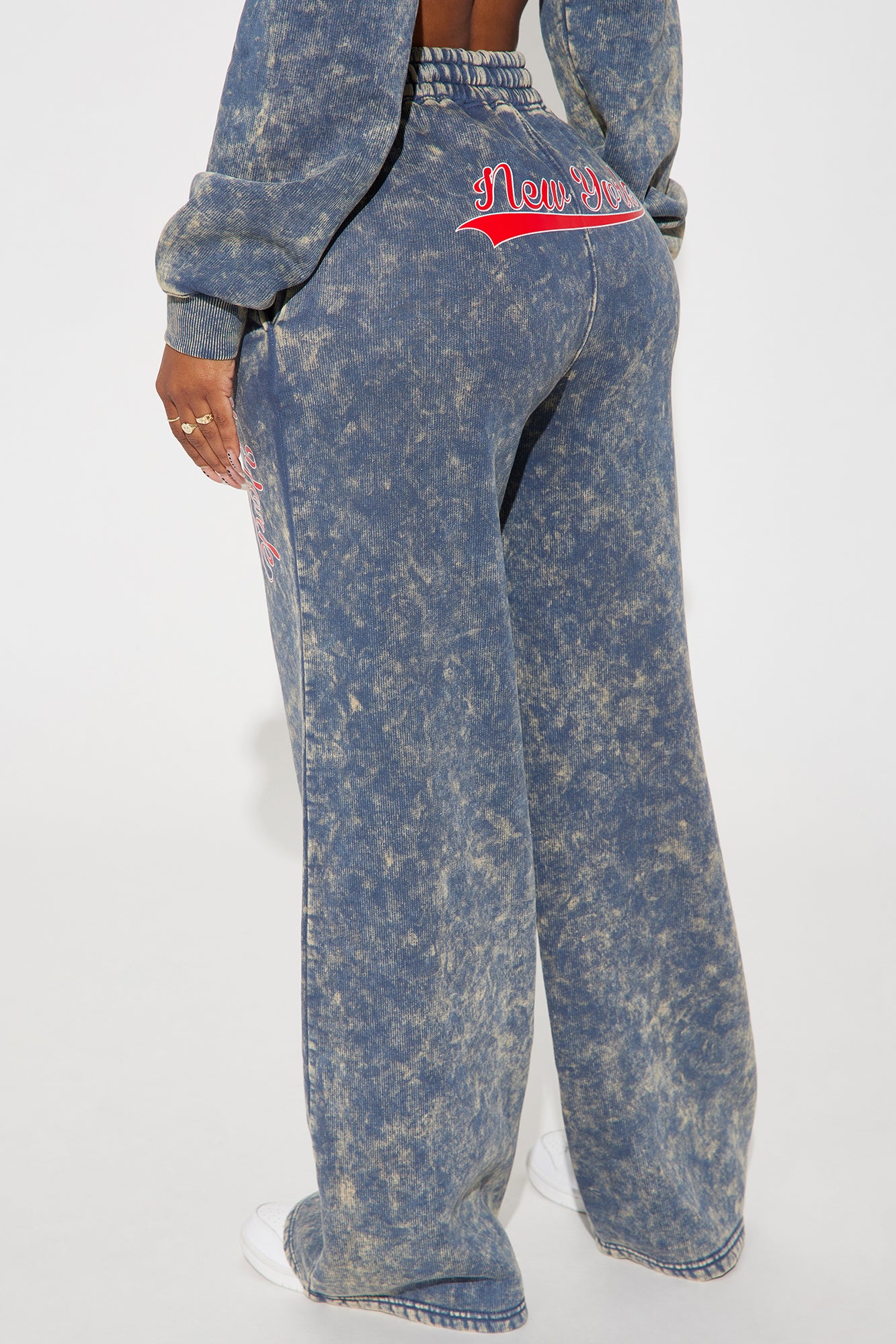 New York Athletic Washed Sweatpants - Navy/combo