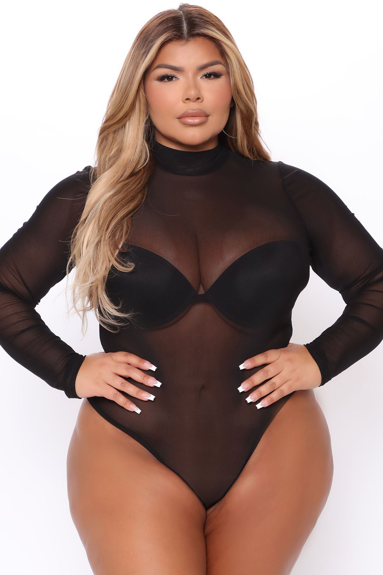 Marley Mesh Bodysuit - Black