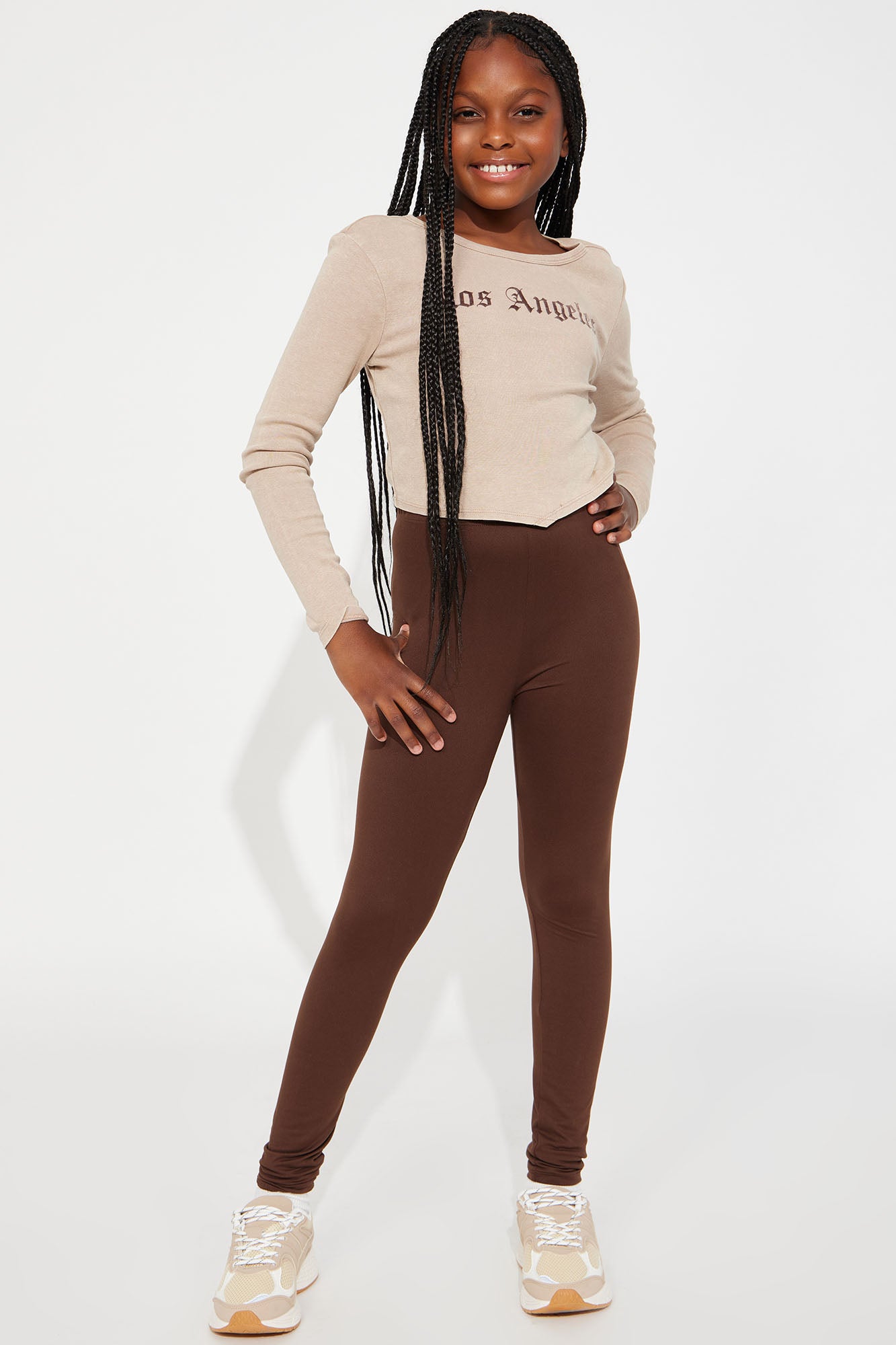 Mini Almost Every Day Leggings - Chocolate