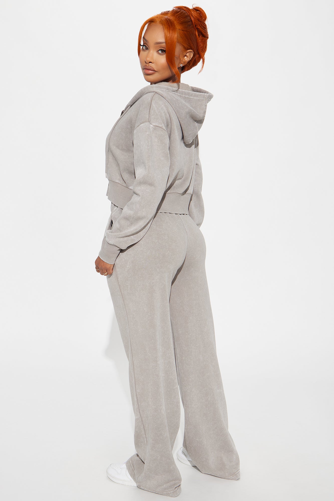 My Favorite Fleece Pant Set - Grey