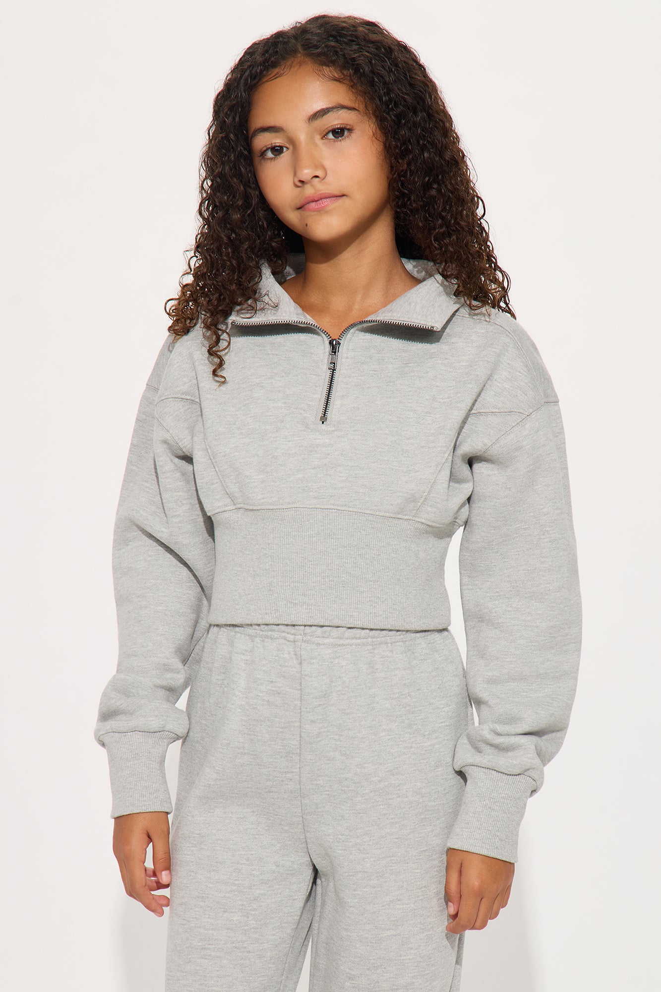 Mini Its Always Casual Pant Set - Grey