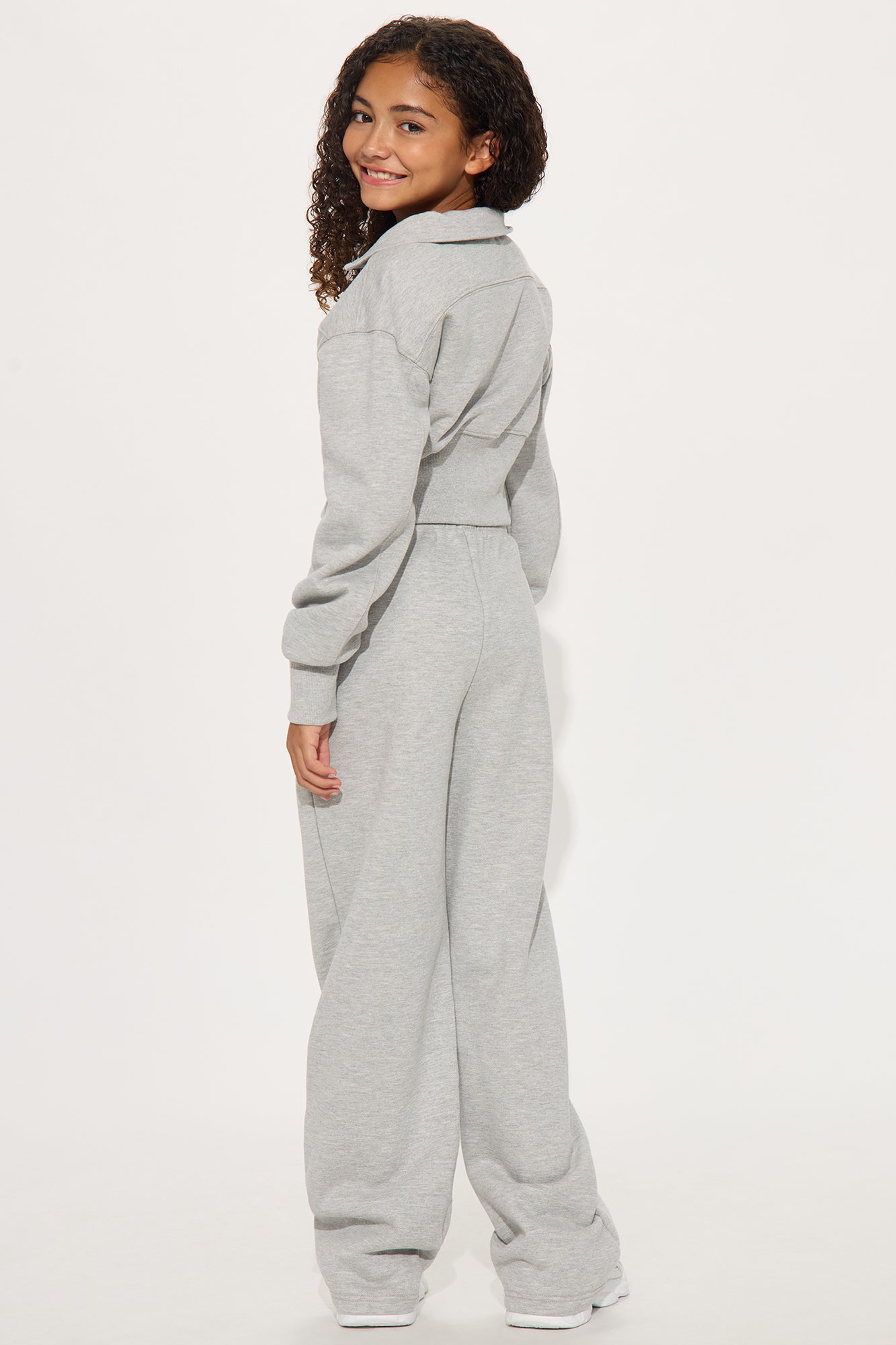 Mini Its Always Casual Pant Set - Grey