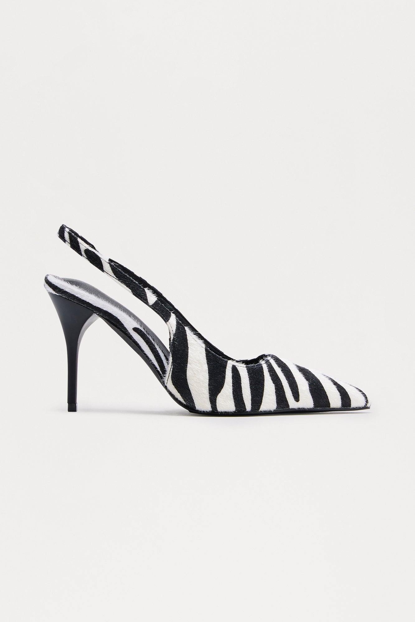 Amiri Stiletto Slingback Pumps - Black/White