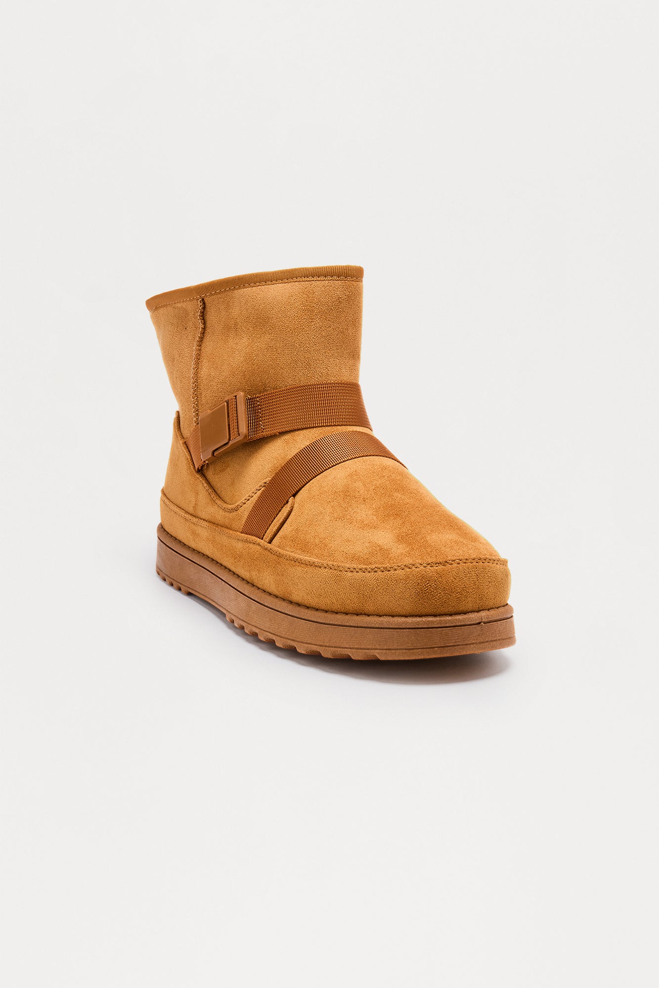 Aspen Faux Suede Boot - Tan