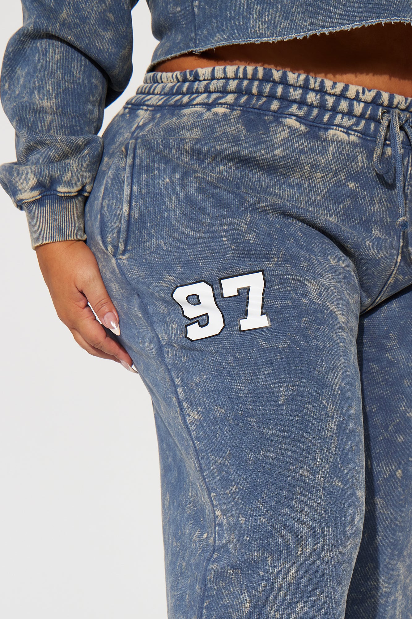 New York Athletic Washed Sweatpants - Navy/combo
