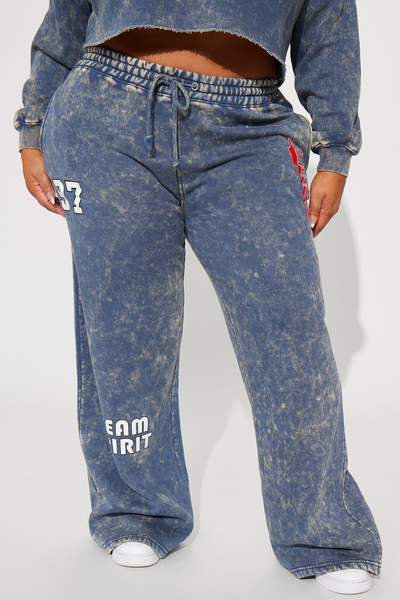 New York Athletic Washed Sweatpants - Navy/combo
