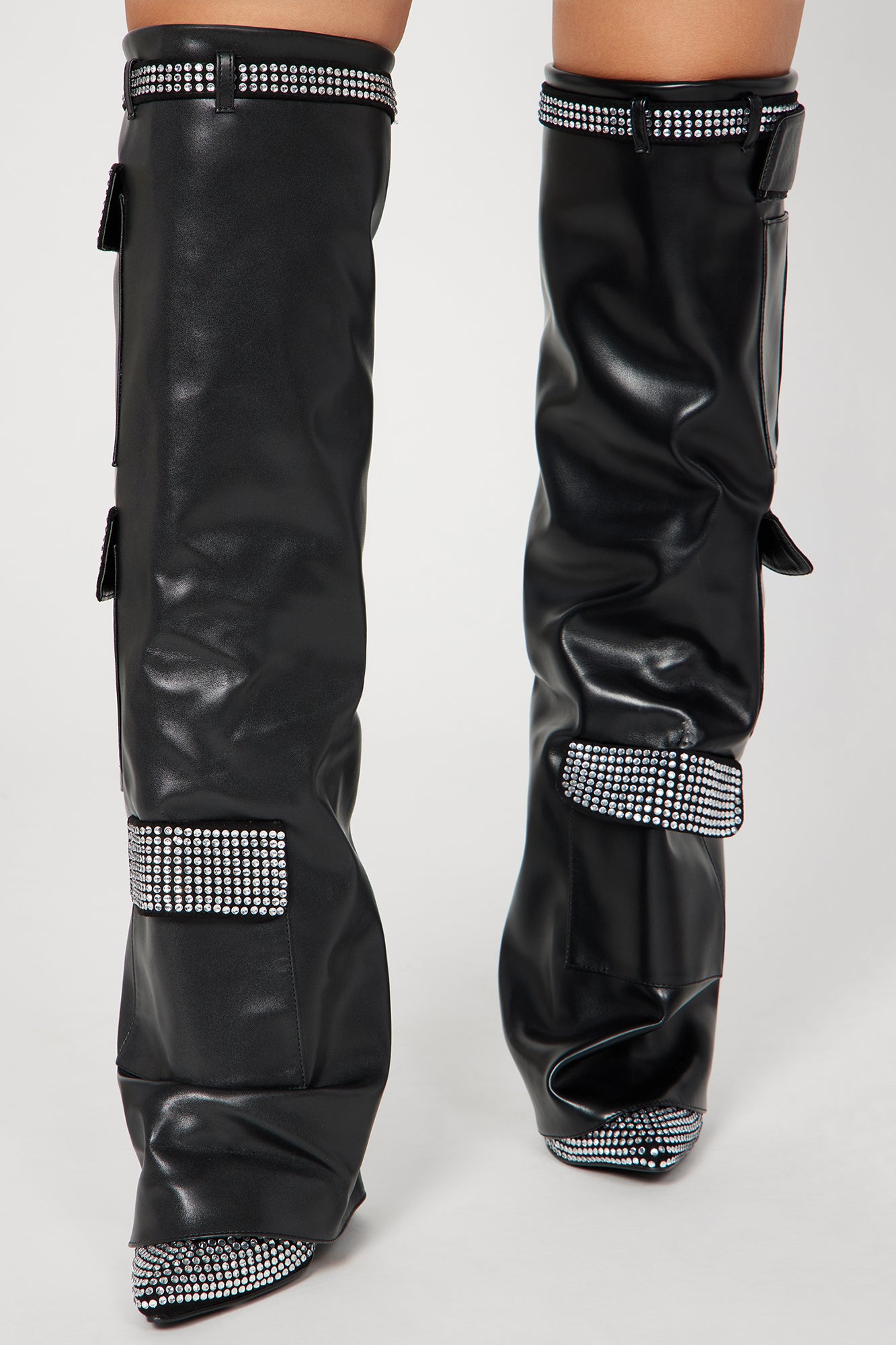 Don't Miss Out Over The Knee Boots - Black