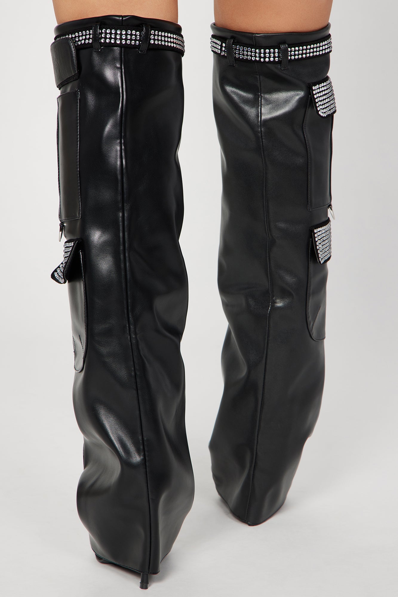 Don't Miss Out Over The Knee Boots - Black