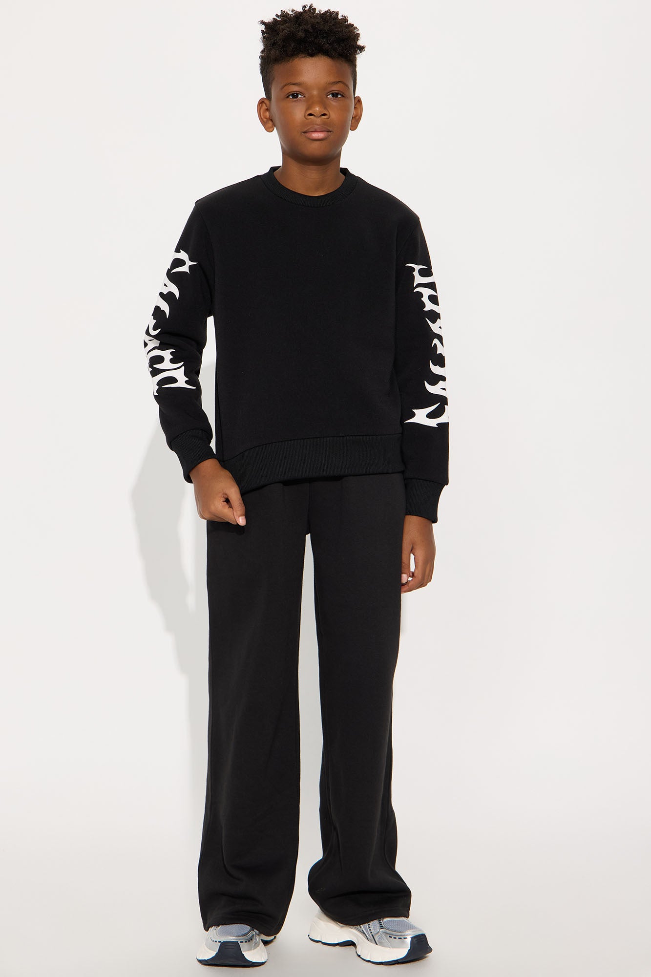 Mini So Savage Crew Neck Sweatshirt - Black