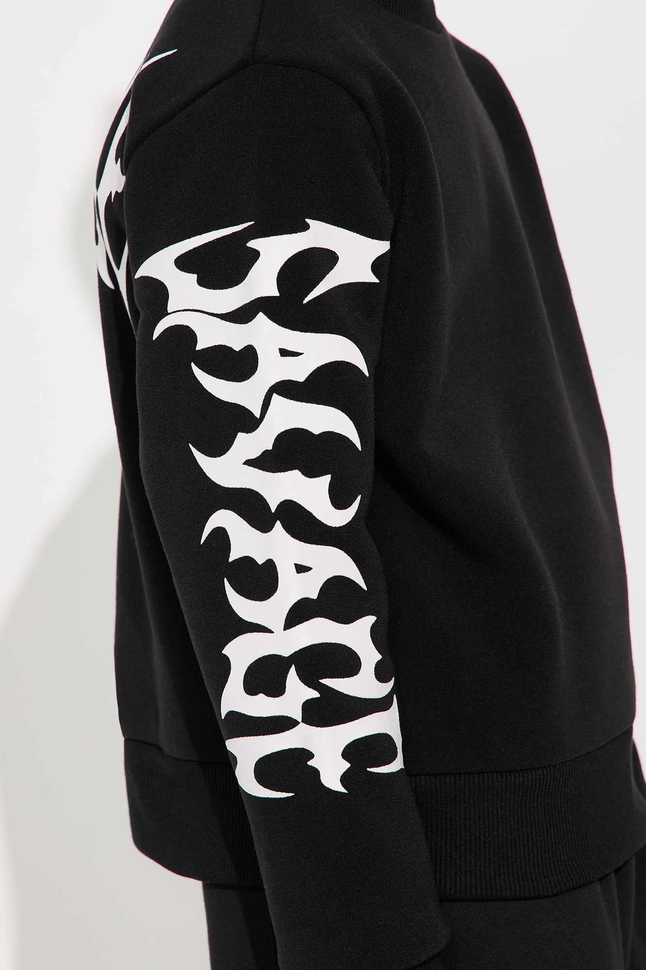 Mini So Savage Crew Neck Sweatshirt - Black