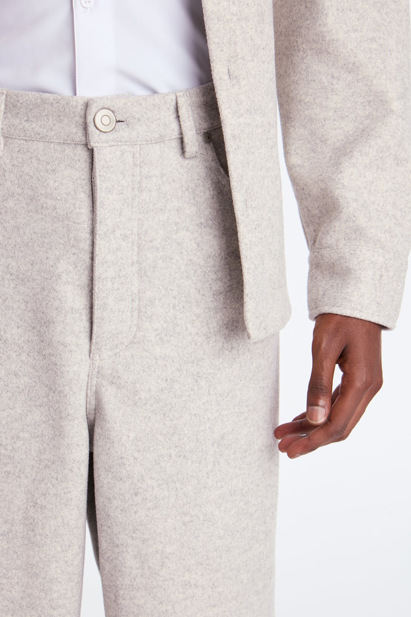 Straight Studio Pant - Grey