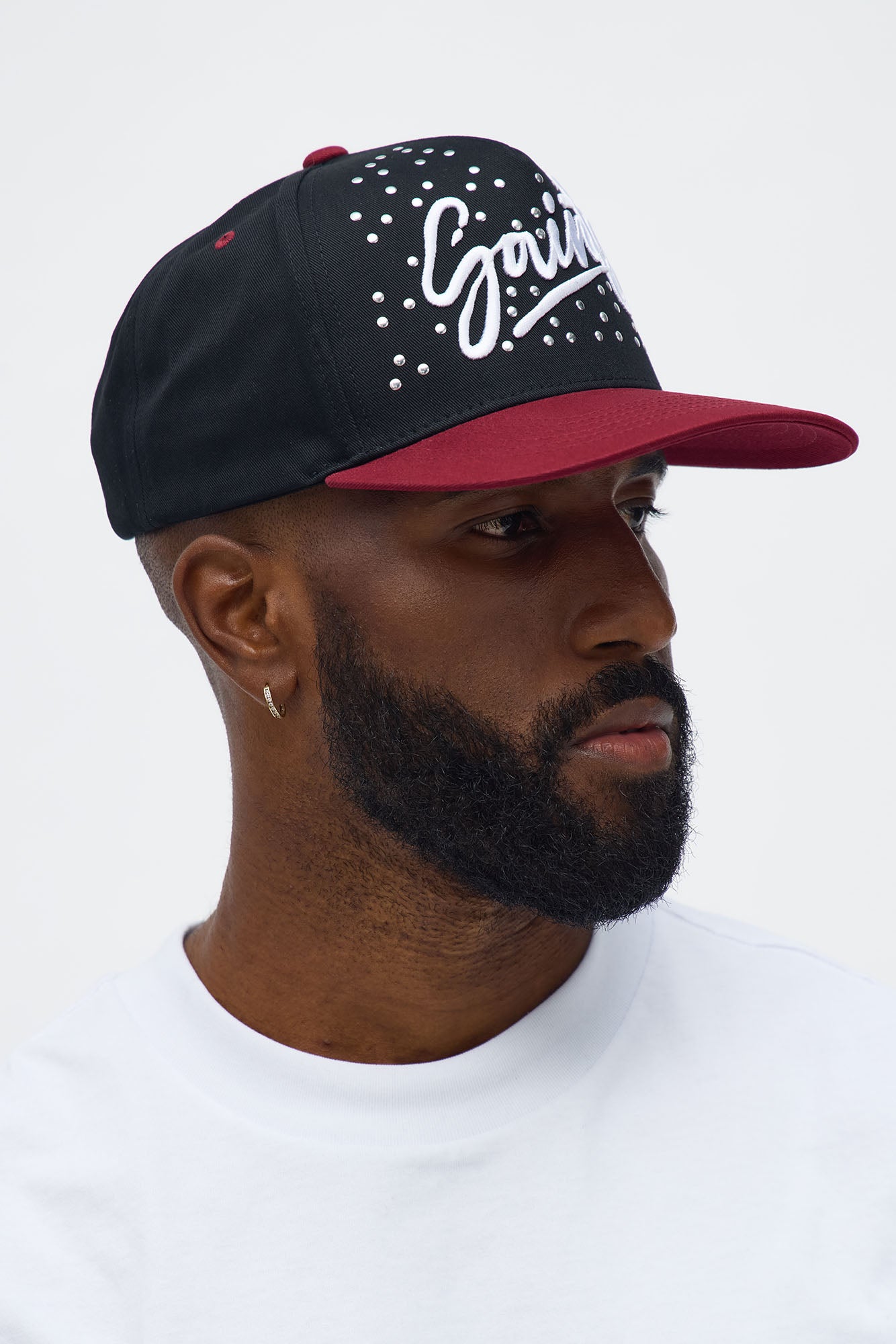 Saints Two Tone Pearl Structured Snapback Hat - Black/combo