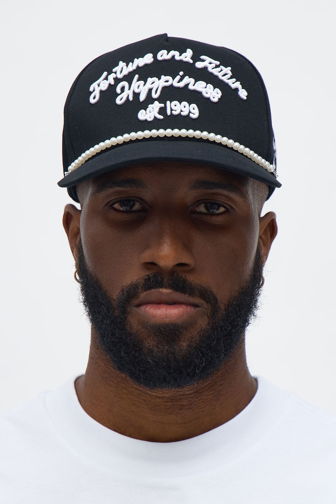 Fortune Paracord Structured Snapback Hat - Black