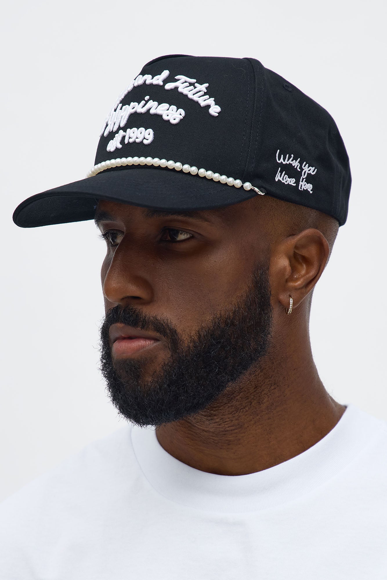 Fortune Paracord Structured Snapback Hat - Black