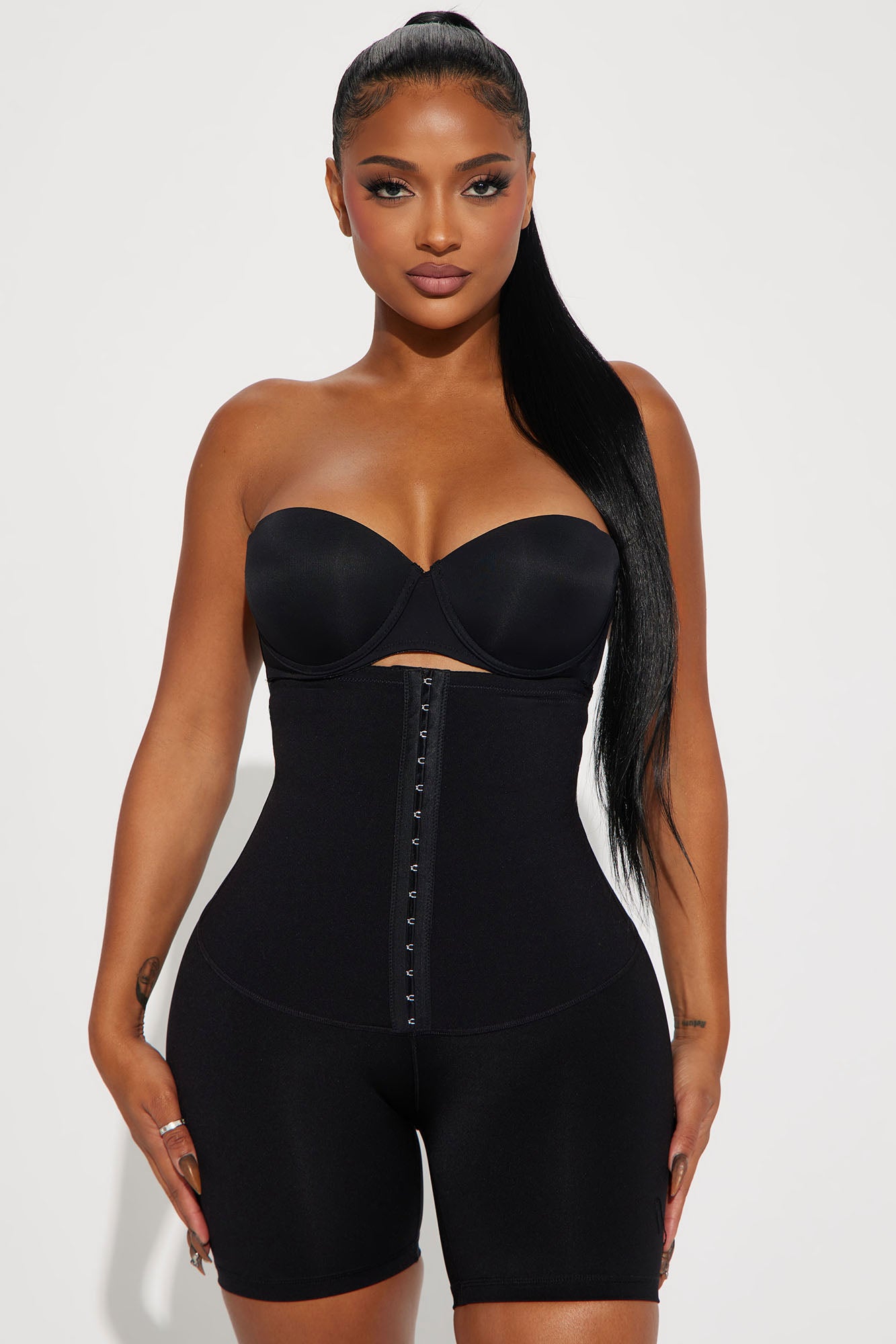 Snatched Tight Sculpting Shapewear Short - Black