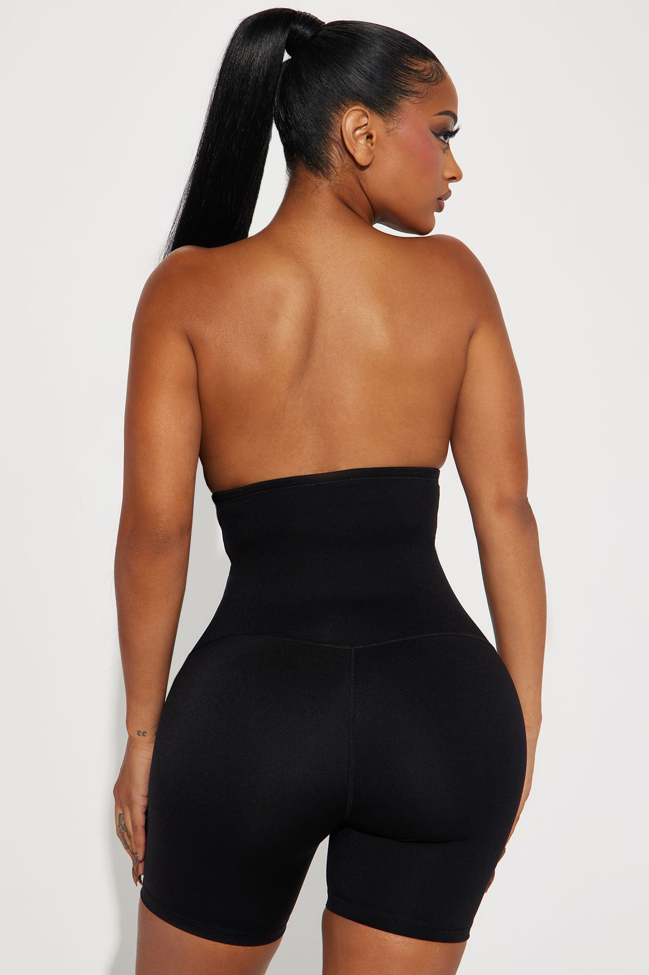 Snatched Tight Sculpting Shapewear Short - Black