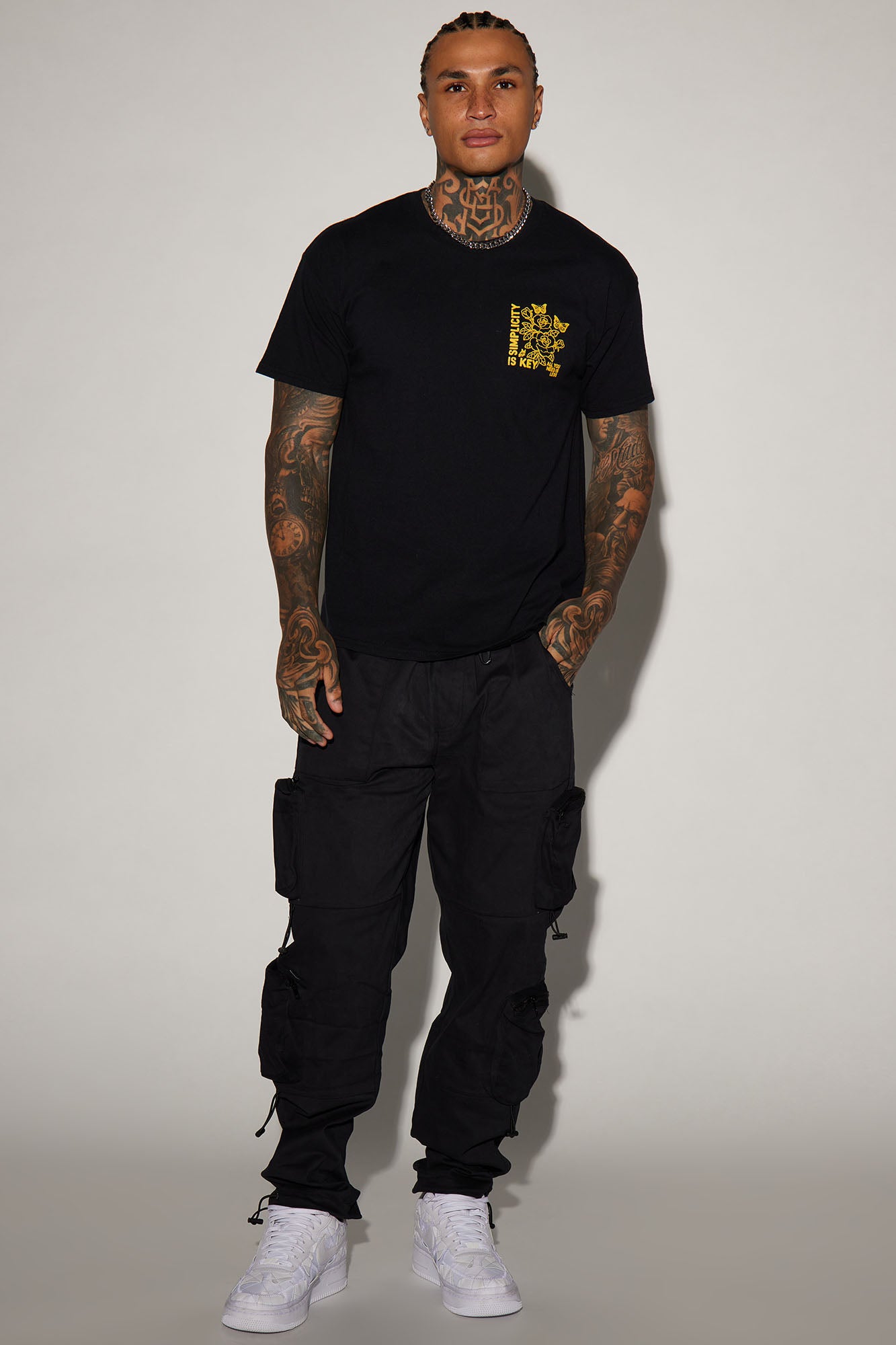 Simplicity Is Key Short Sleeve Tee - Black
