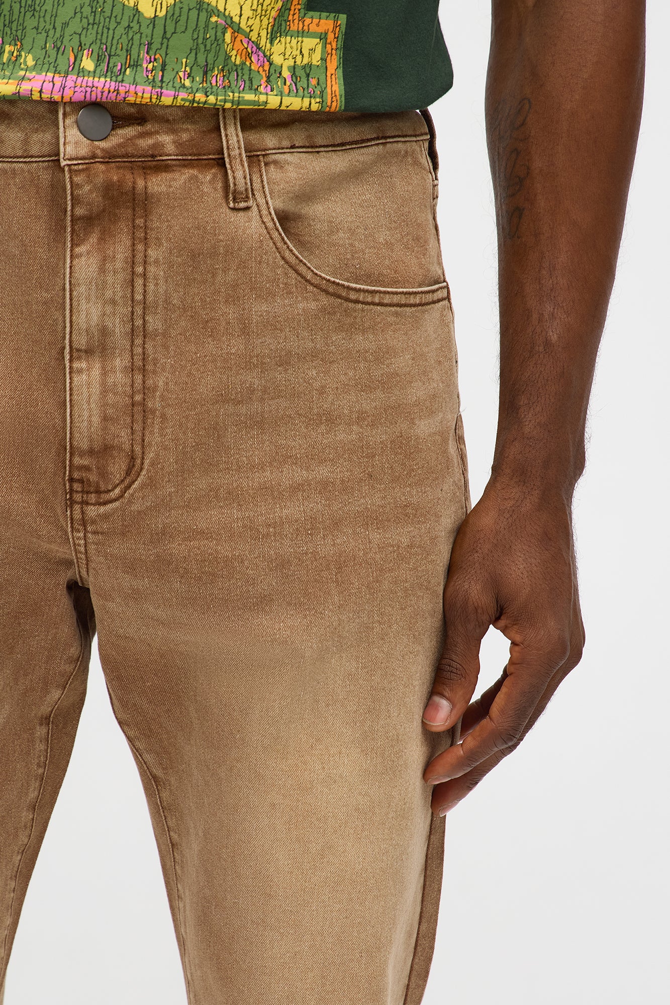 Mercer Slim Stretch Jean - Brown