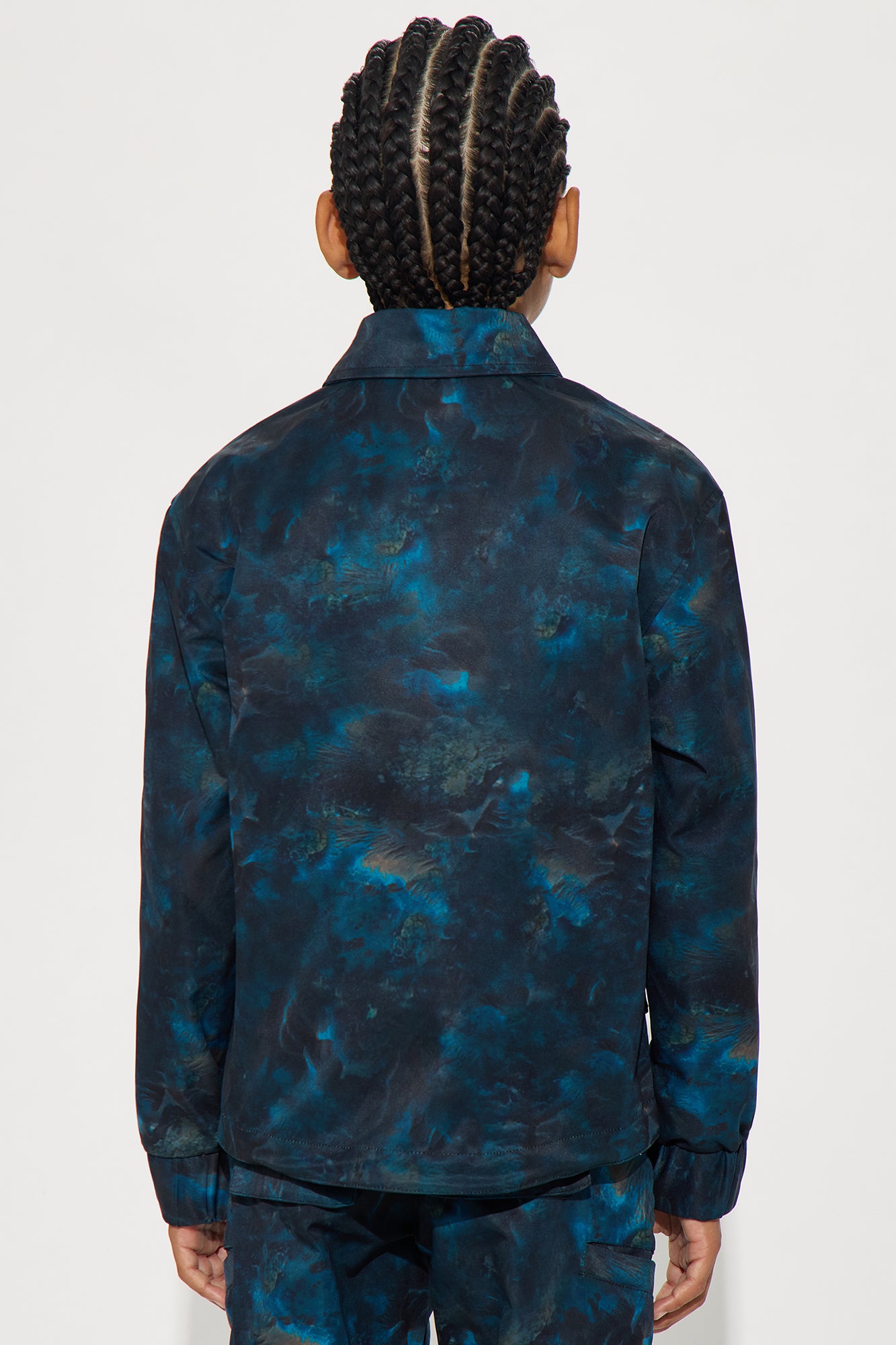 Mini Relaxed Viktor Utility Jacket - Blue/combo