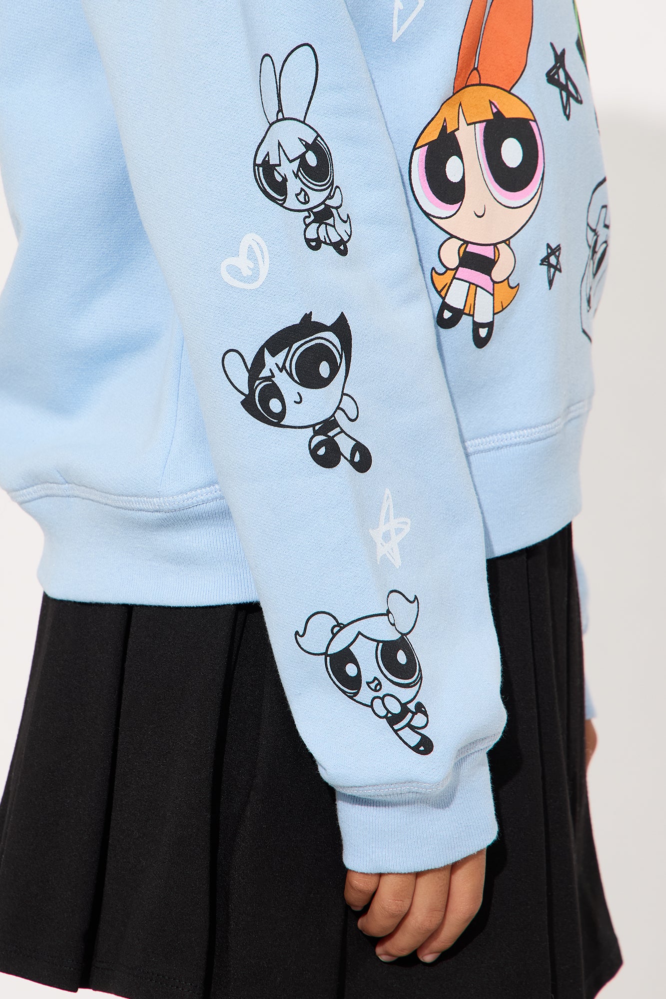 Mini Powerpuff Girls Pullover Hoodie - Periwinkle