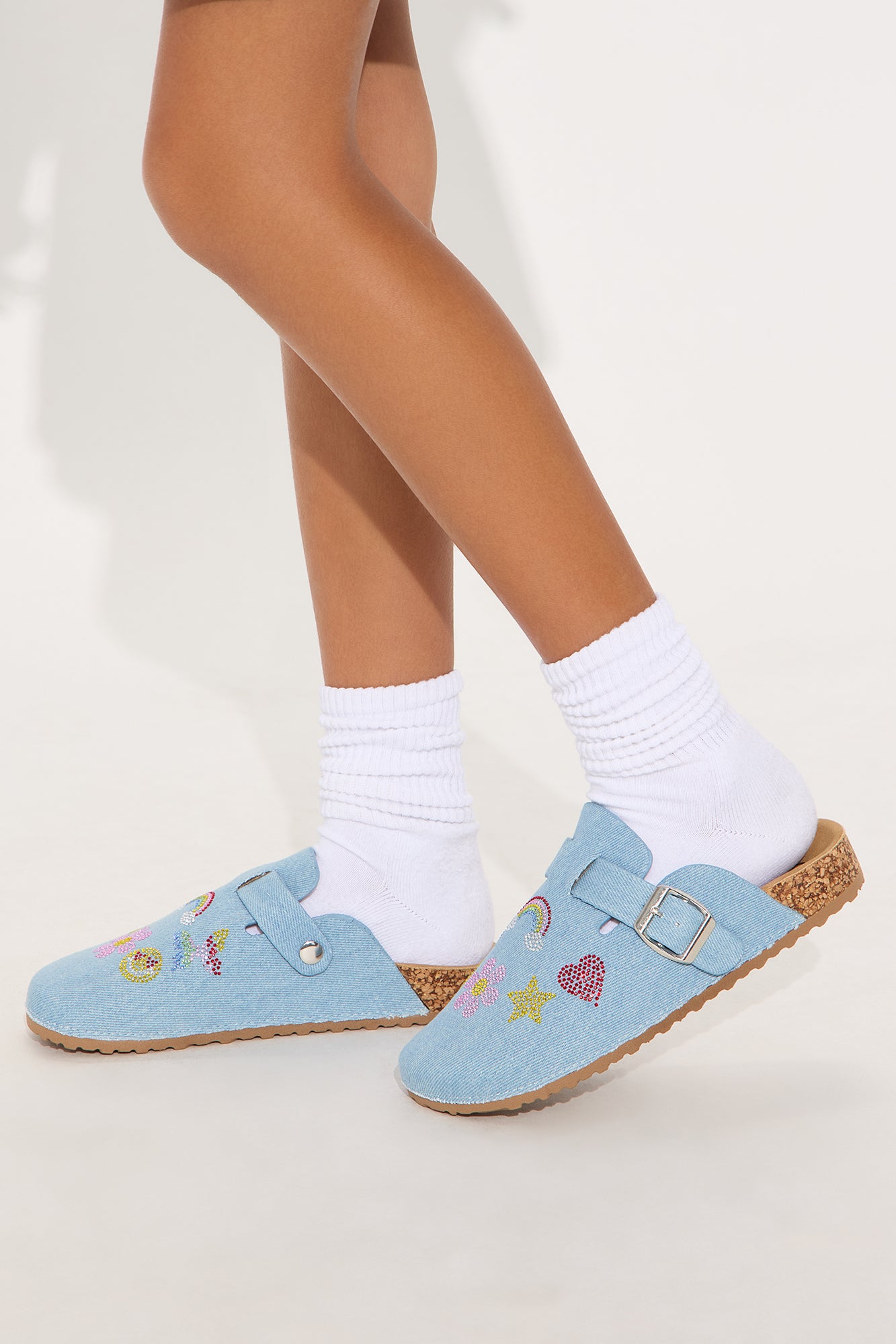 Mini Daydreamer Clogs - Light Wash