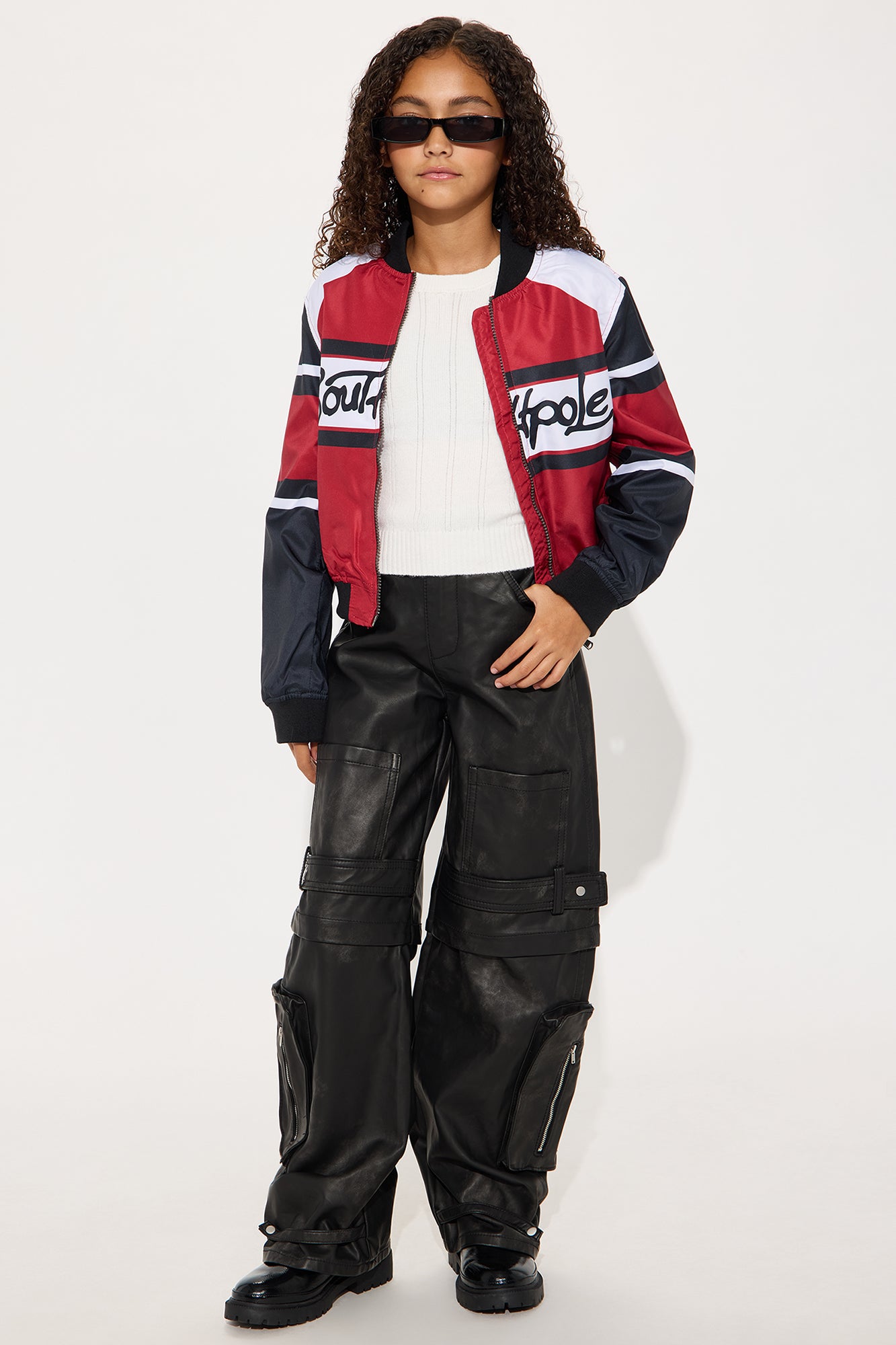 Mini Southpole Originals Bomber Jacket - Red