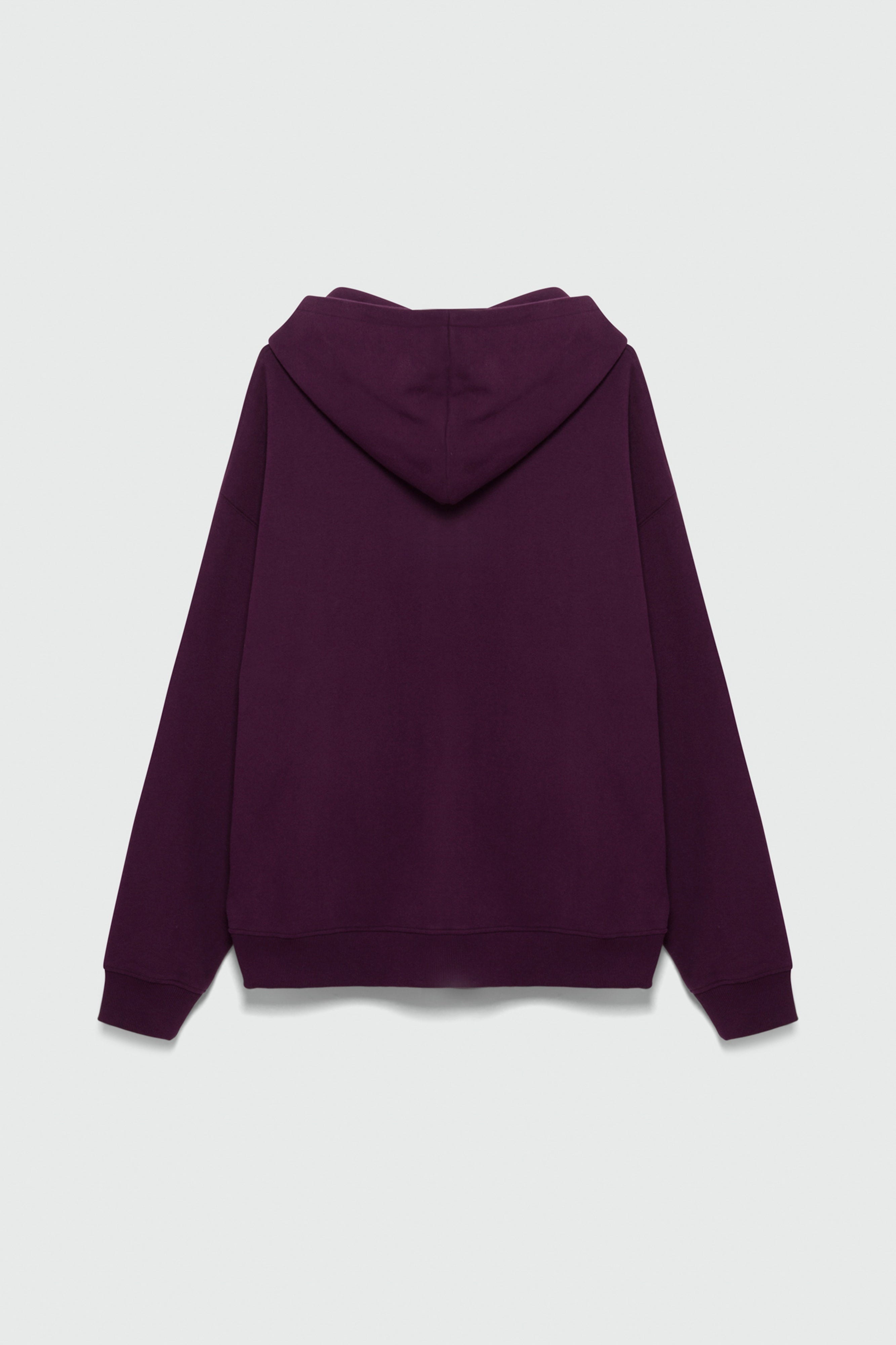 410 Oversized Zip Hoodie - Plum