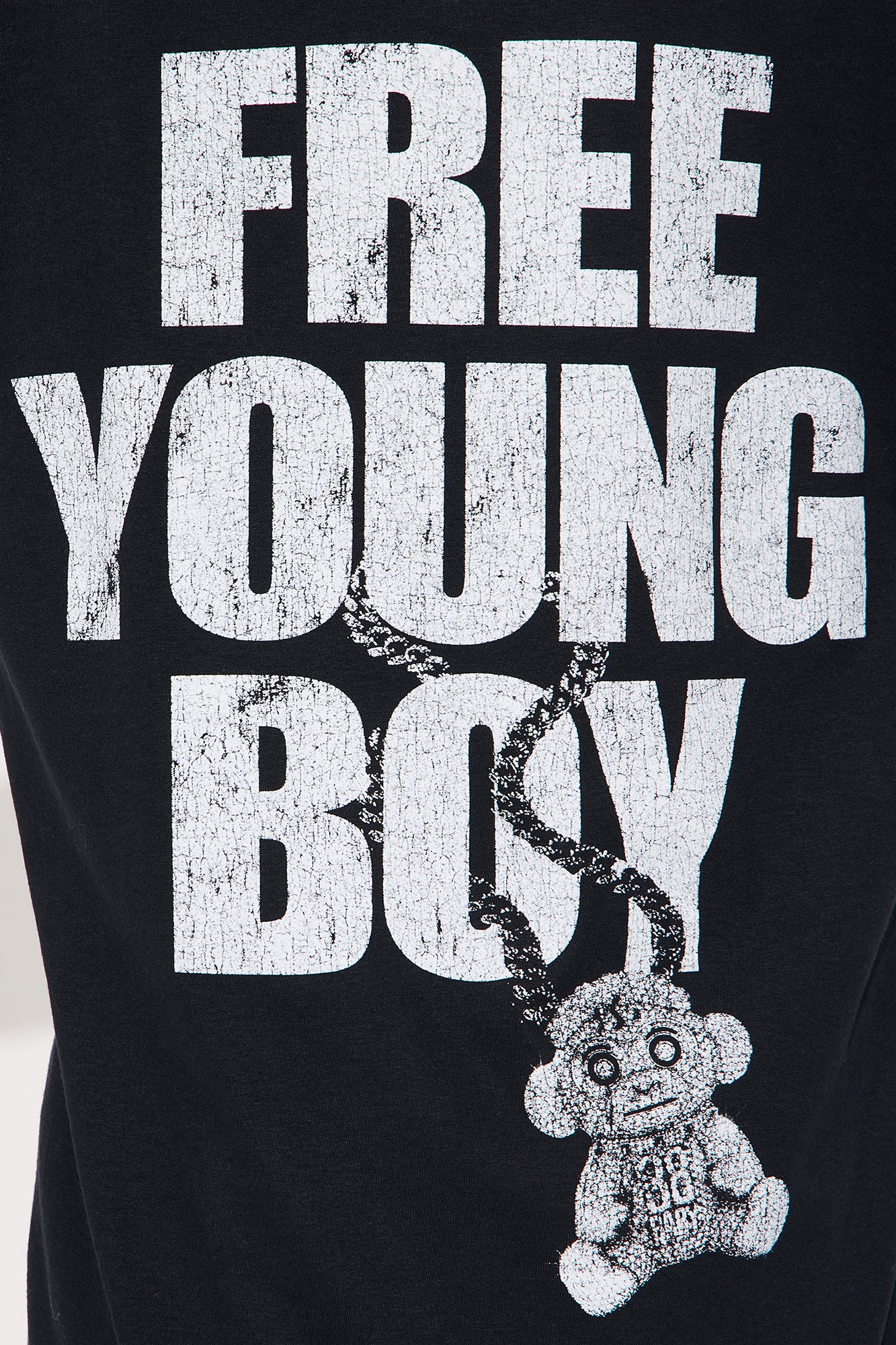 Mini Free Young Boy NBA Oversize Tee - Black