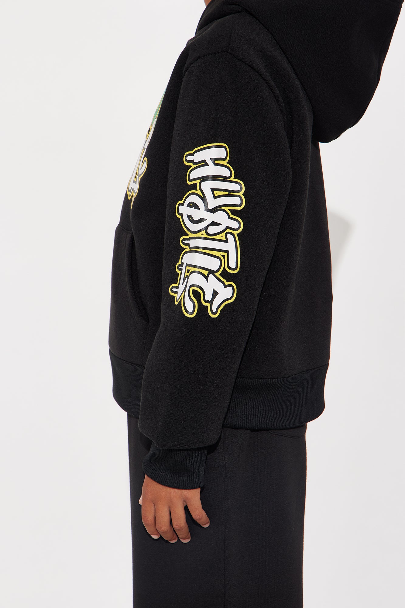 Mini Always Hustle Pullover Hoodie - Black
