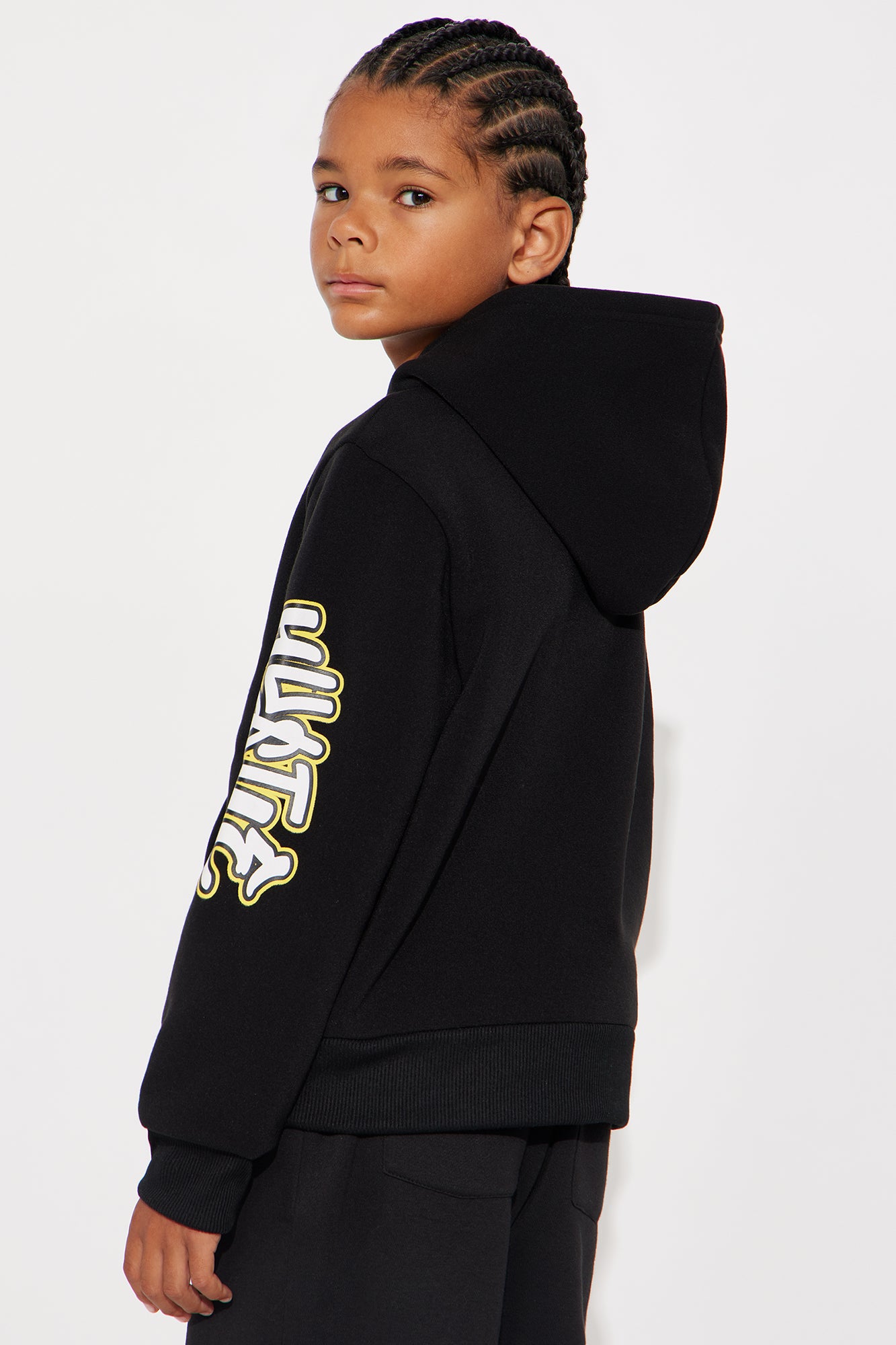 Mini Always Hustle Pullover Hoodie - Black