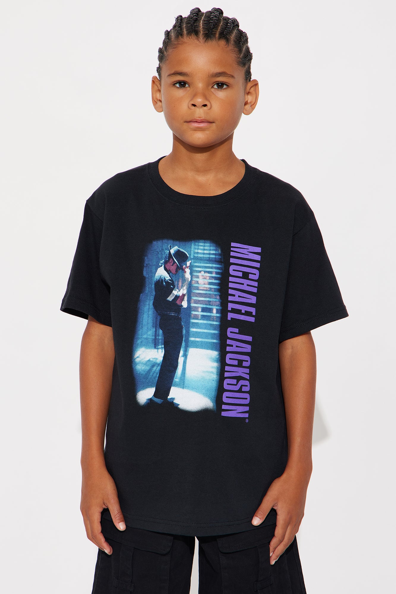 Mini Michael Jackson Billie Jean Short Sleeve Tee - Black