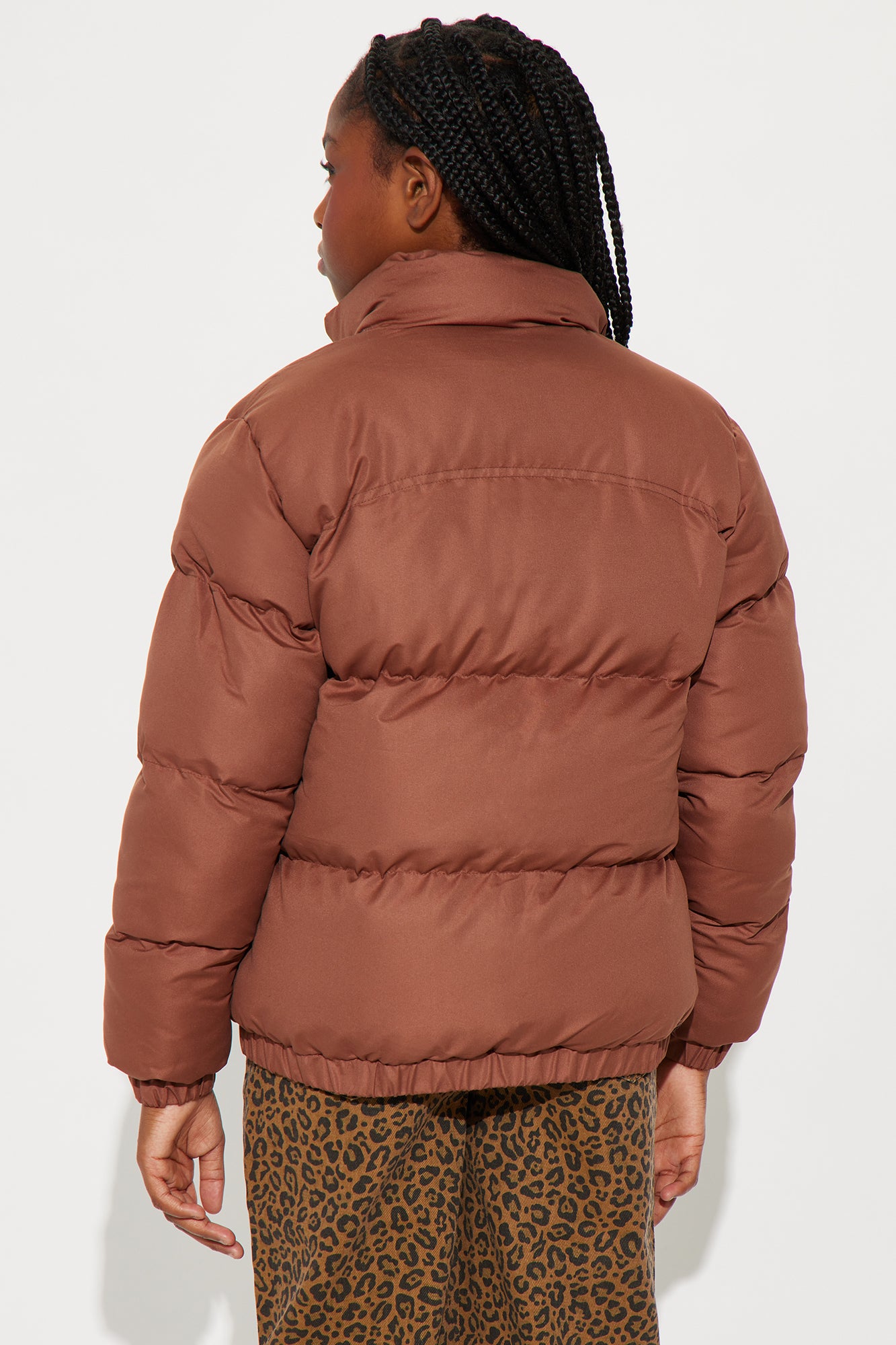 Mini Loyalty Puffer Jacket - Brown