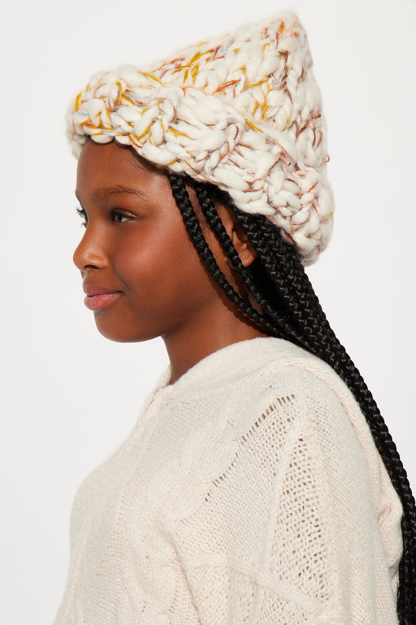 Mini Winter Break Beanie - Ivory/combo