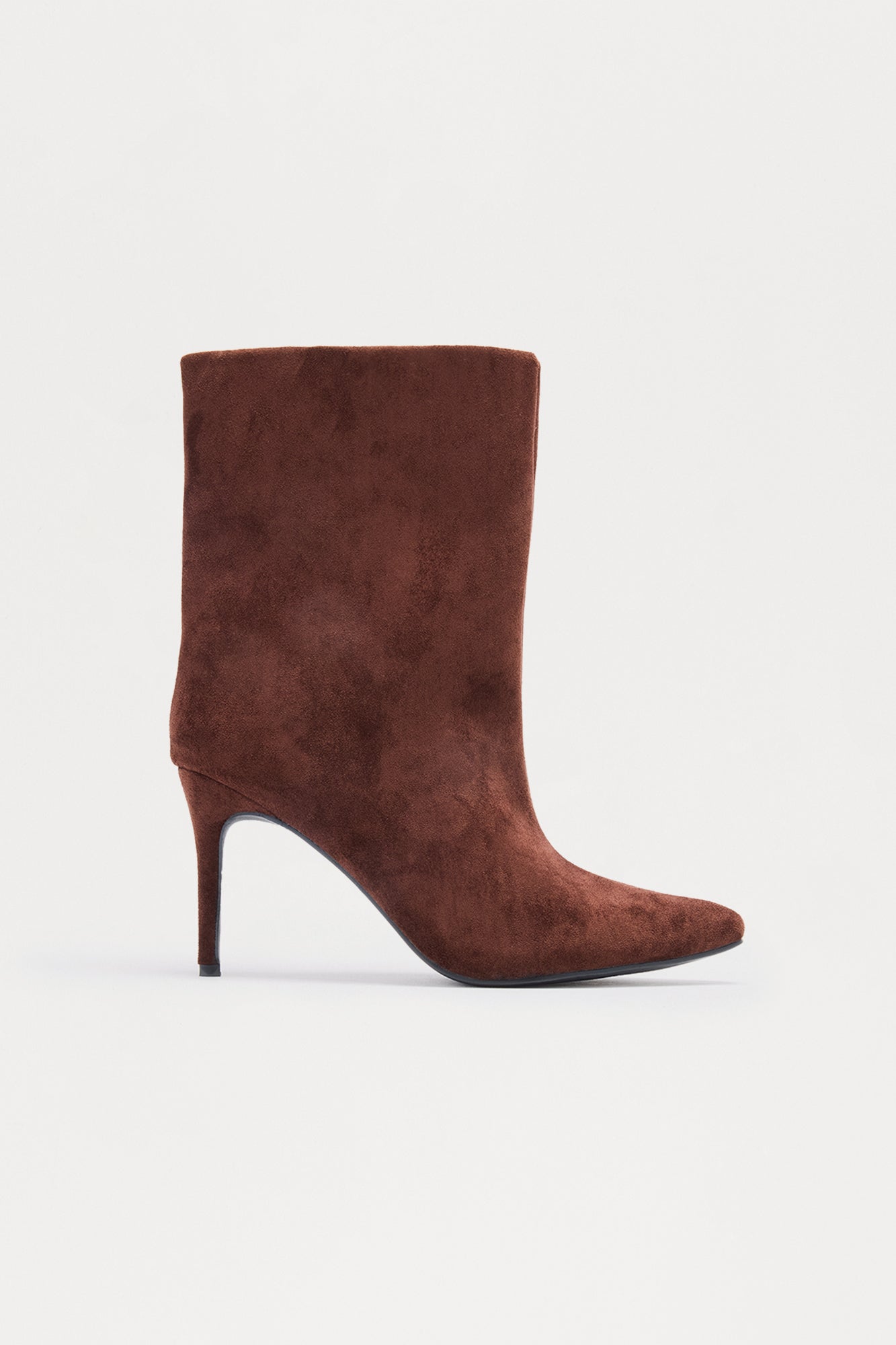 Sabelle Stiletto Booties - Chocolate