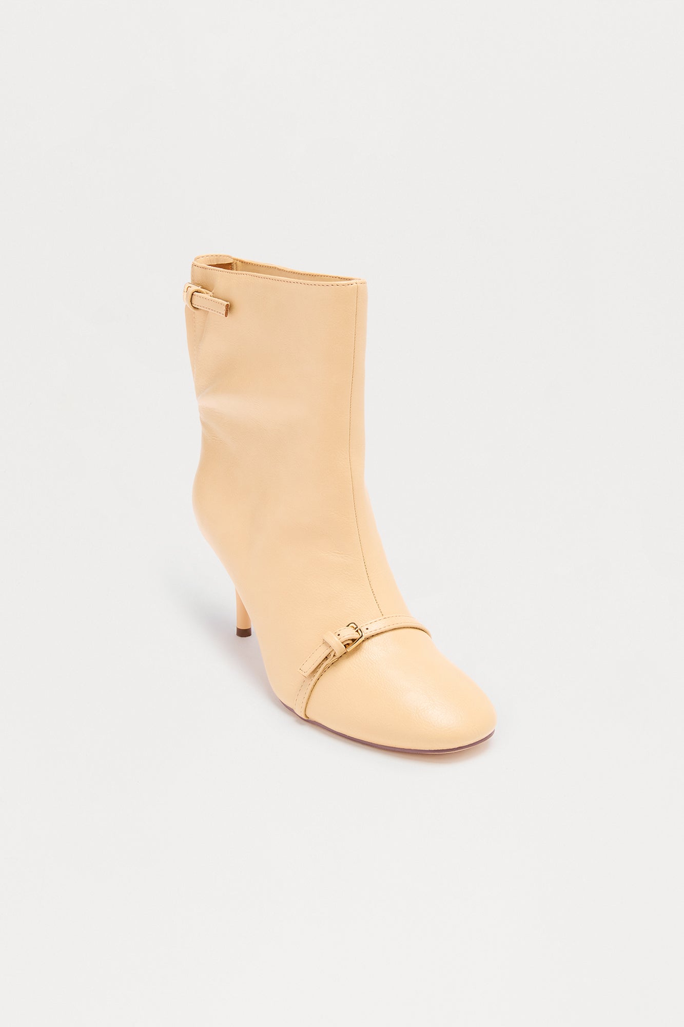 Paxie Buckle Booties - Sand