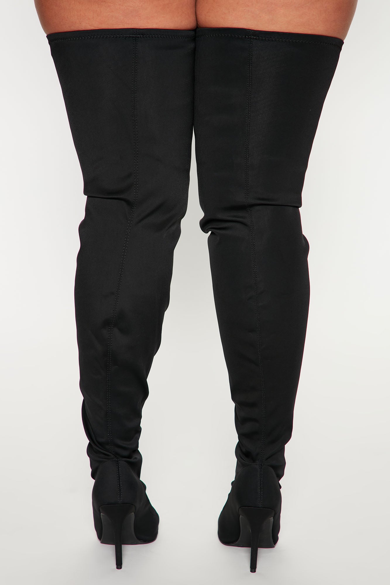 Keyana Thigh High Boot - Black