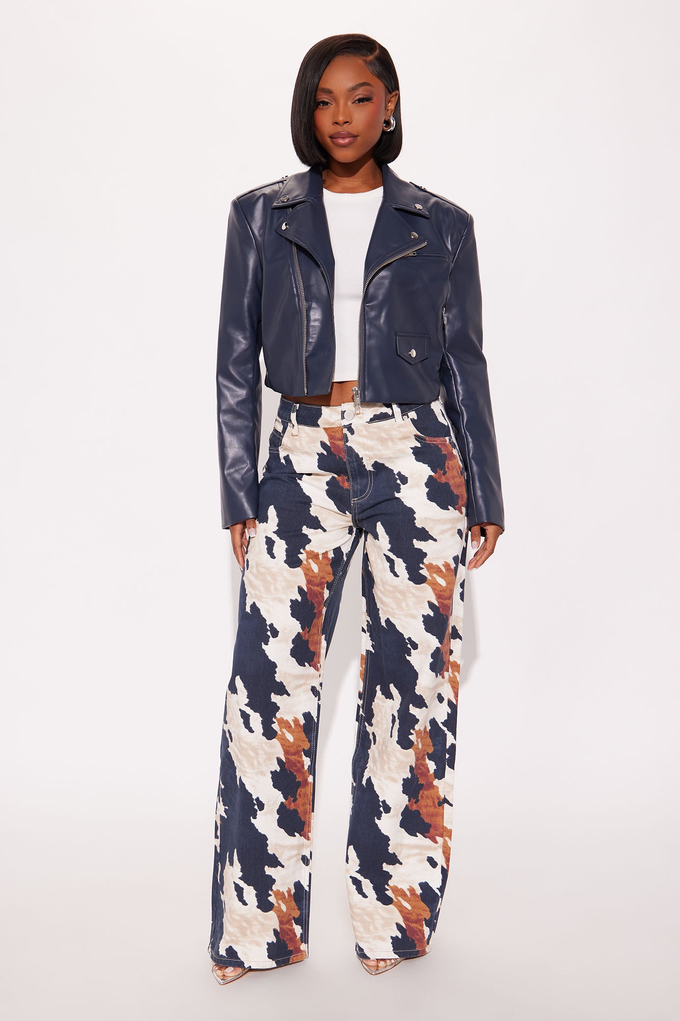 Dallas Artwalk Jeans - Brown/combo