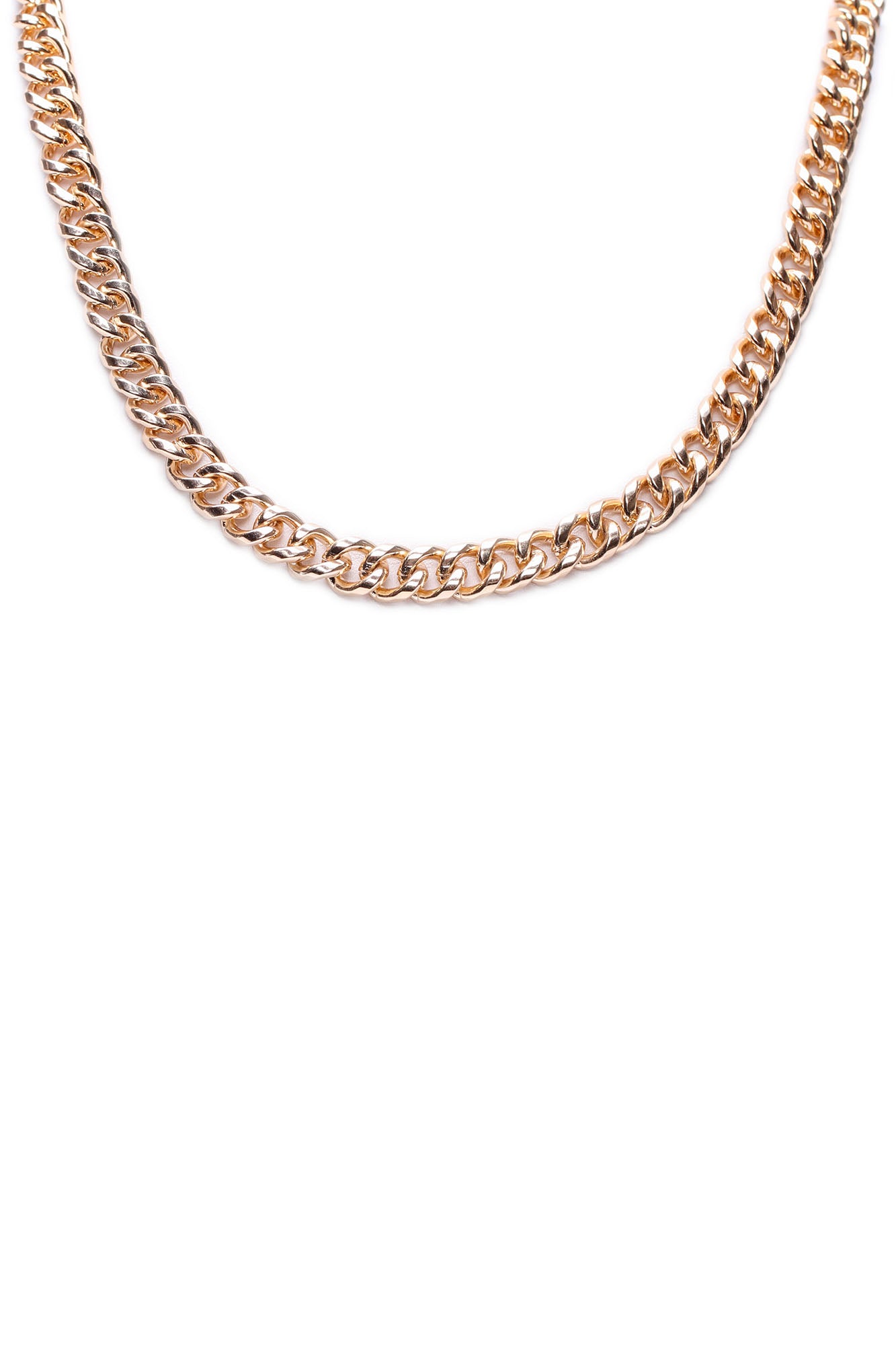 Gabriella Cuban Link Necklace - Gold