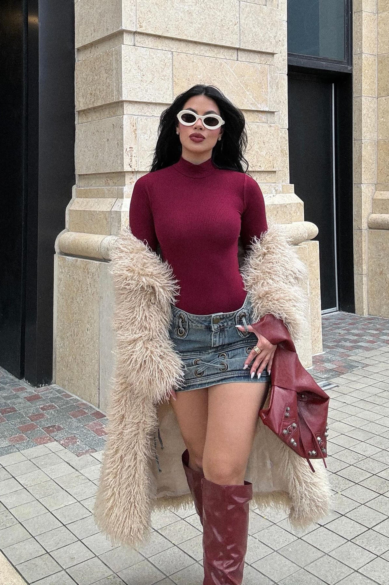 Dana Bodysuit - Wine