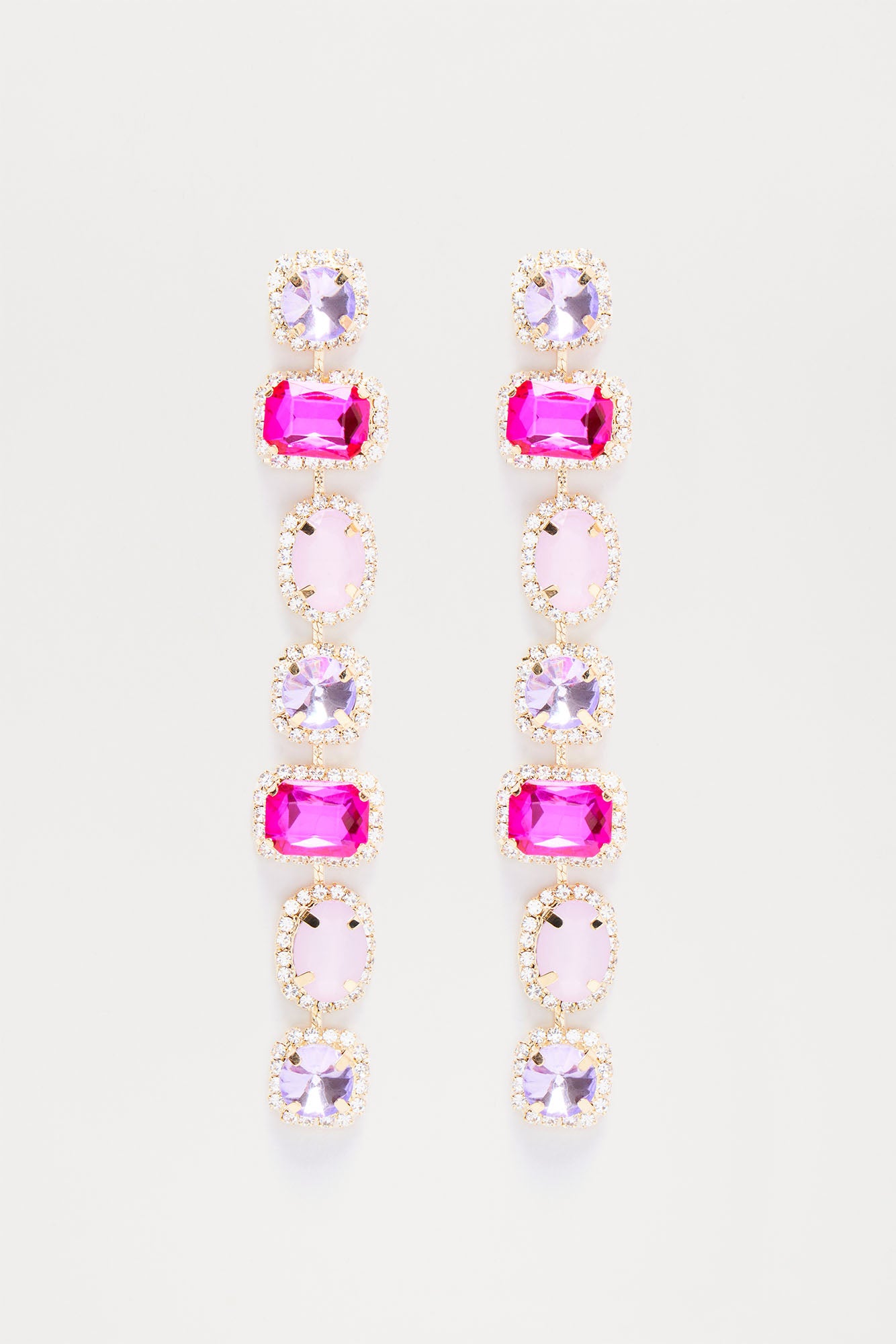 Gorgeina Earrings - Pink/combo