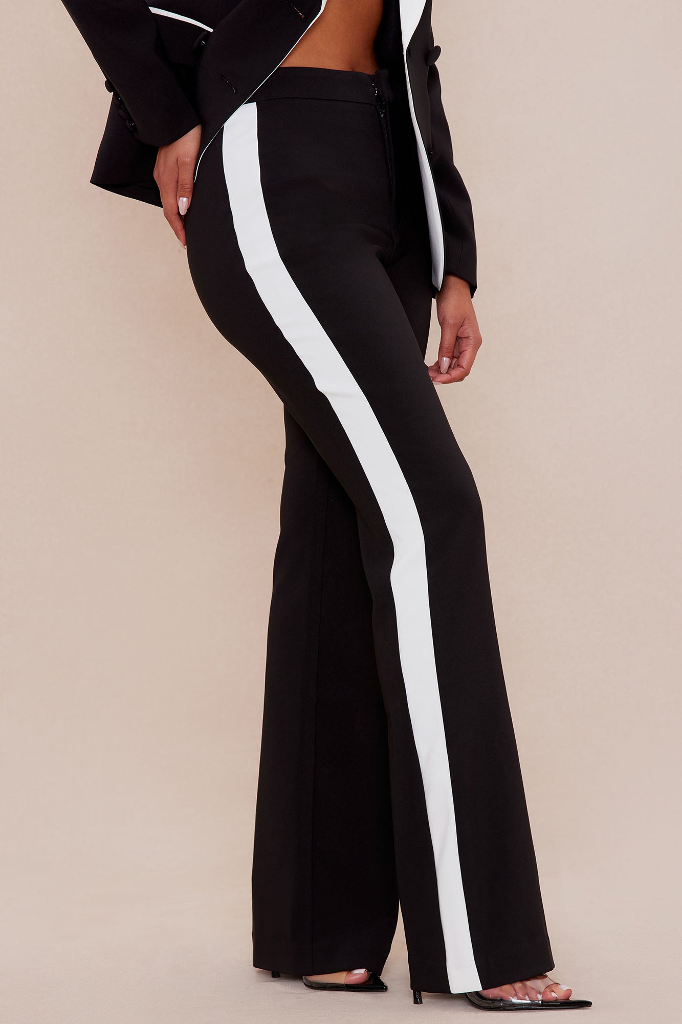 Double Take Suit Set - Black/White