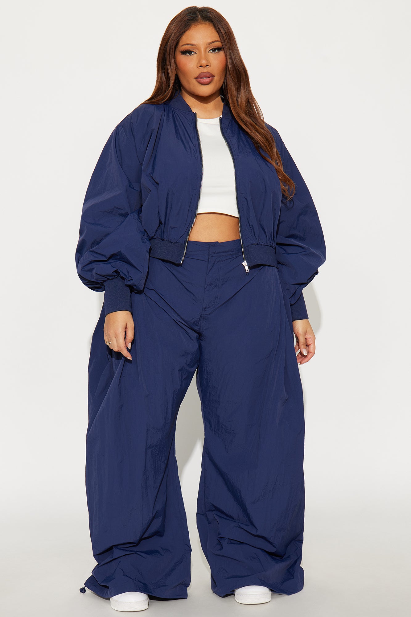 Do Not Disturb Mode Windbreaker Jogger - Navy