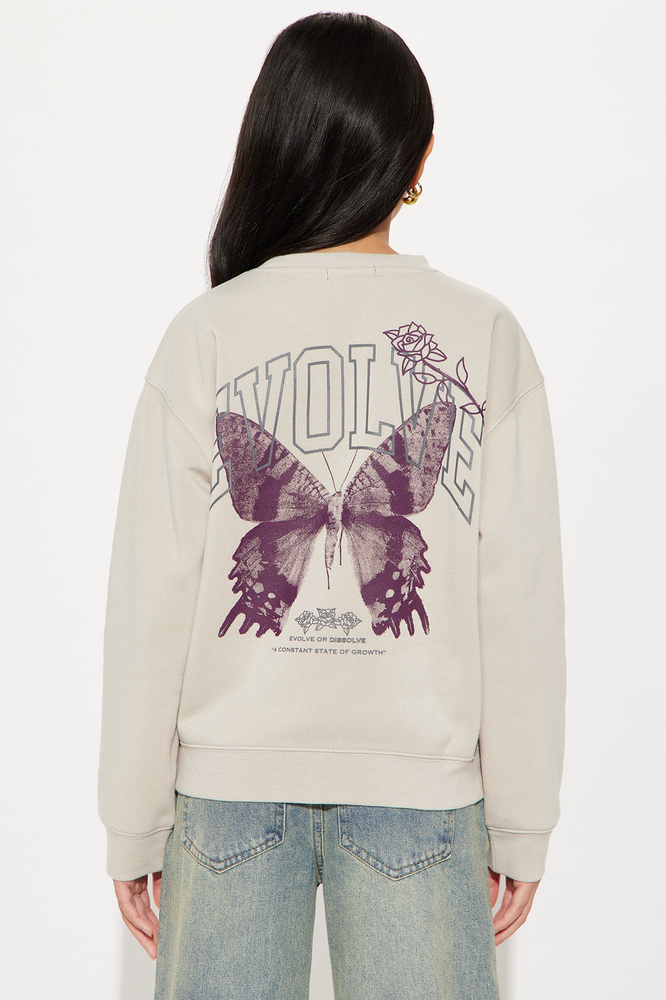 Mini Evolve Washed Sweatshirt - Sand