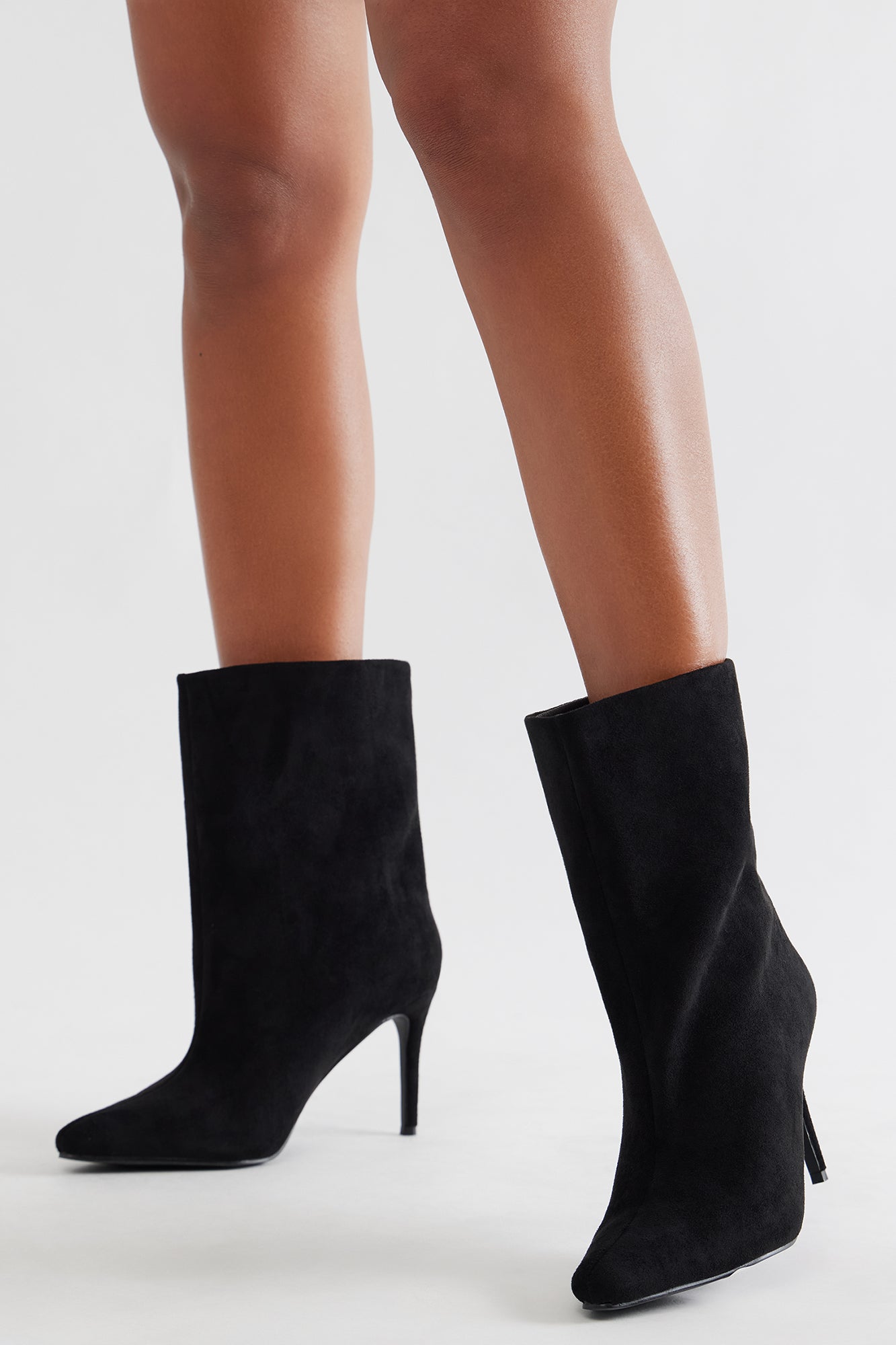 Sabelle Stiletto Booties - Black