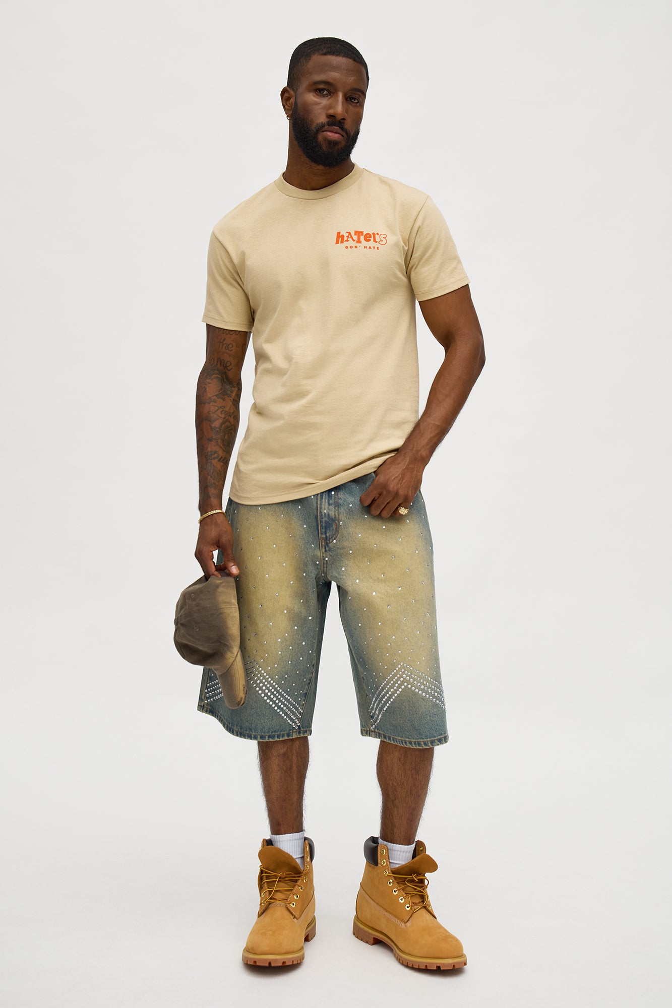 Haters Let Em Talk Short Sleeve Tee - Sand