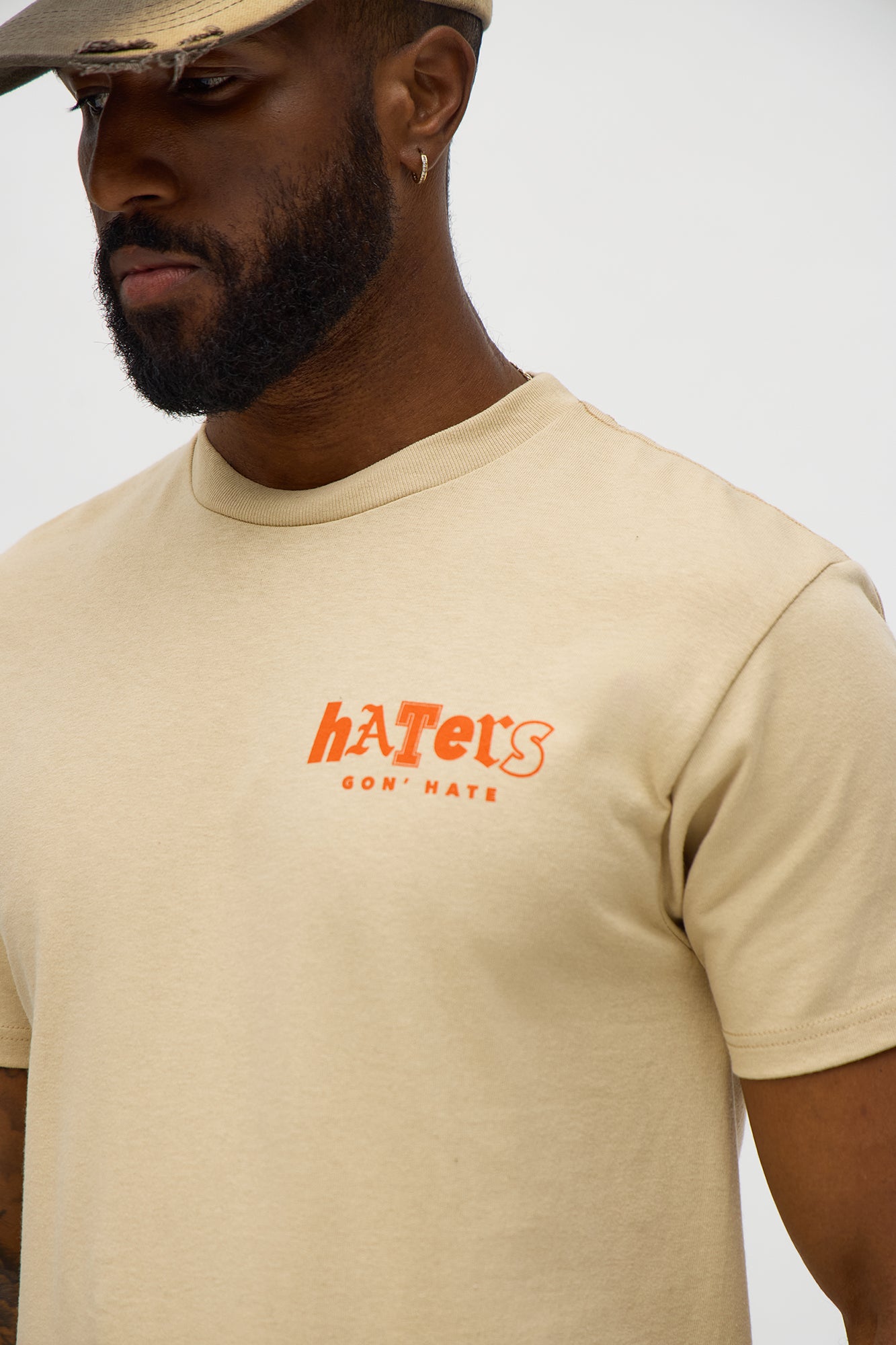 Haters Let Em Talk Short Sleeve Tee - Sand