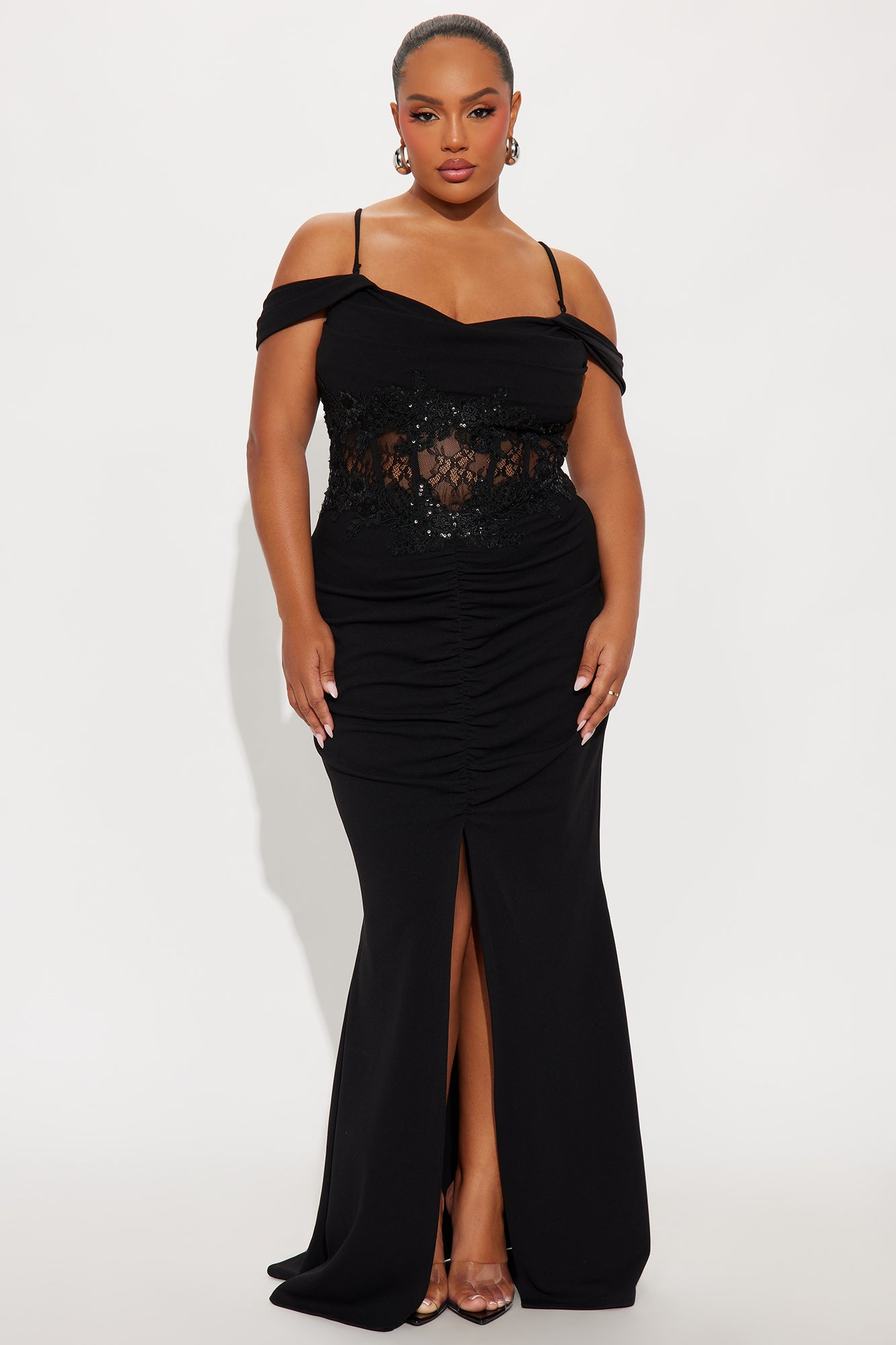 Ethereal Elegance Gown - Black
