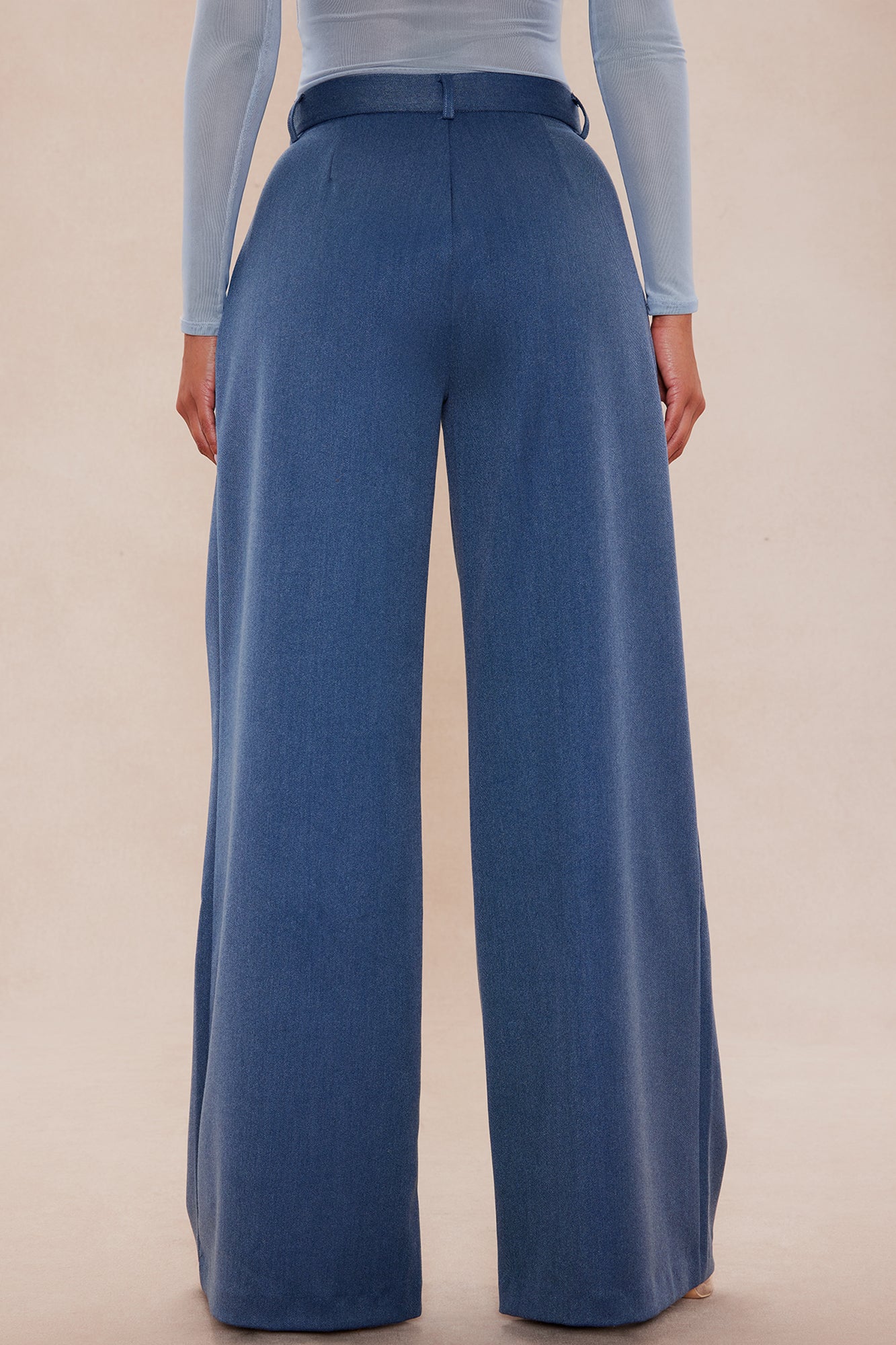 Mila Wide Leg Pant - Denim