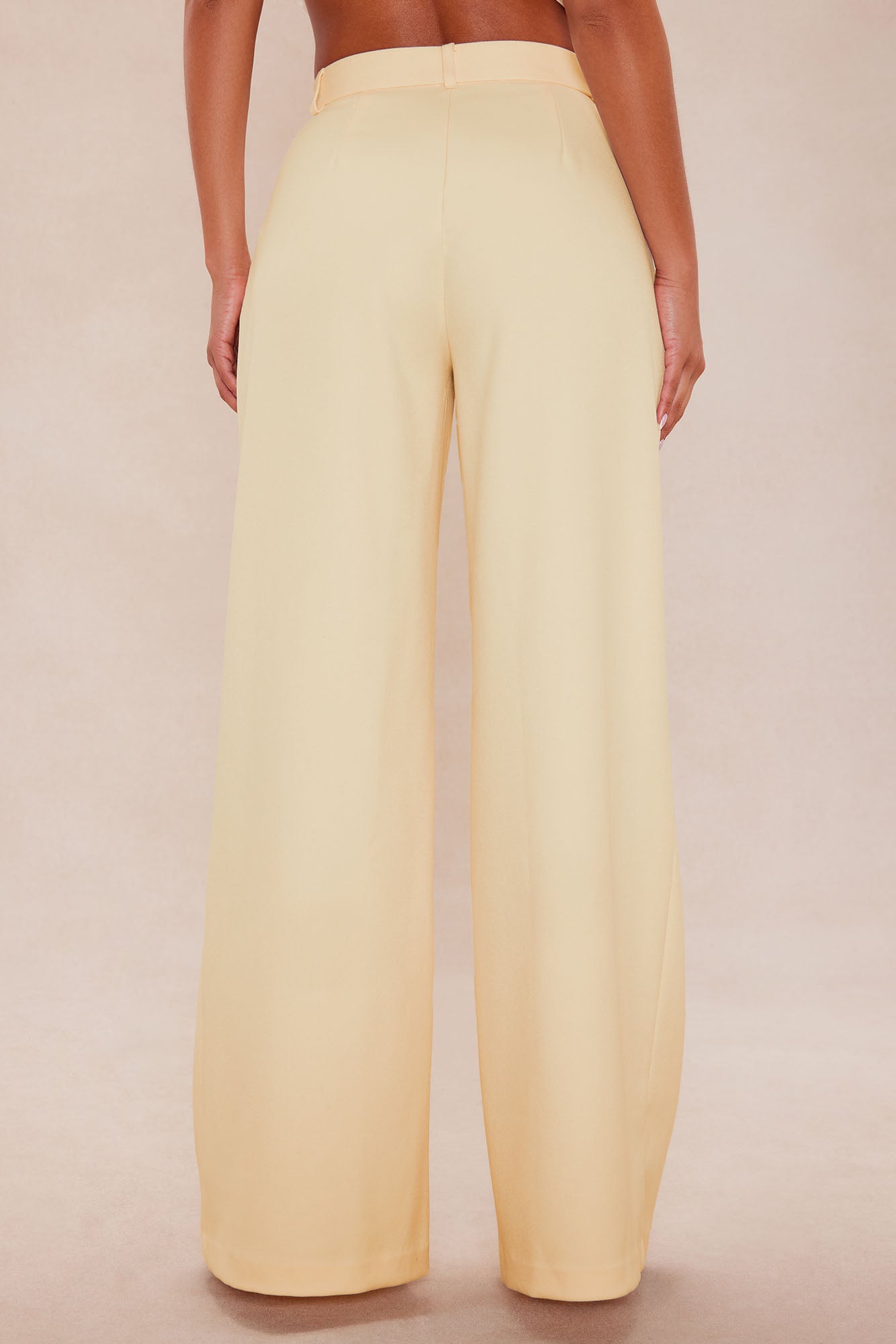 Mila Wide Leg Pant - Cream