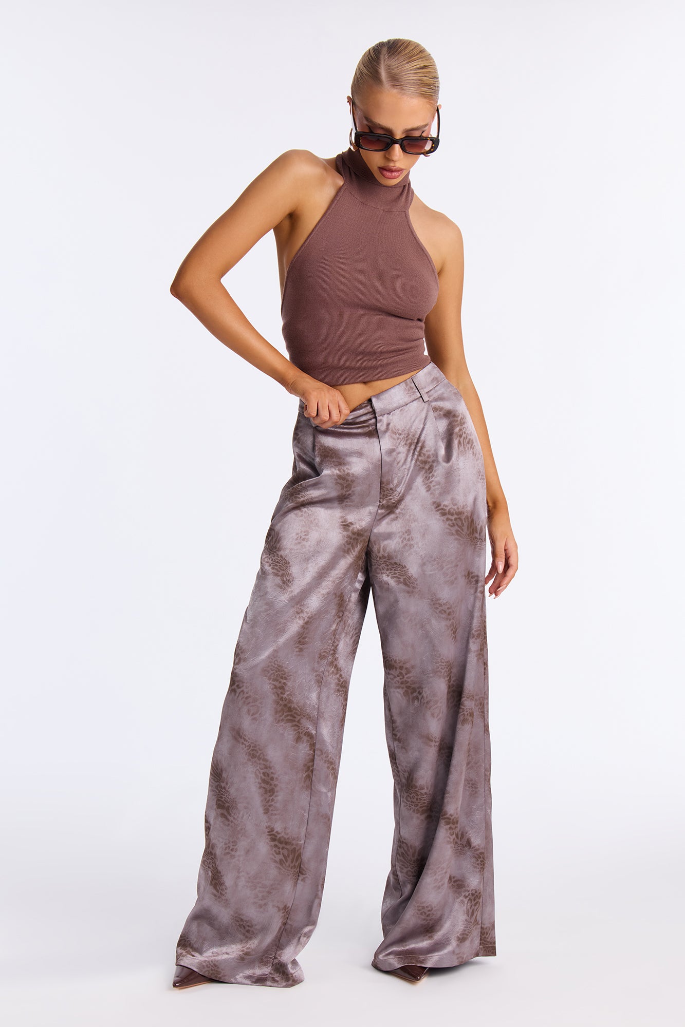 Set The Mood Marble Pants 32″ - Orchid